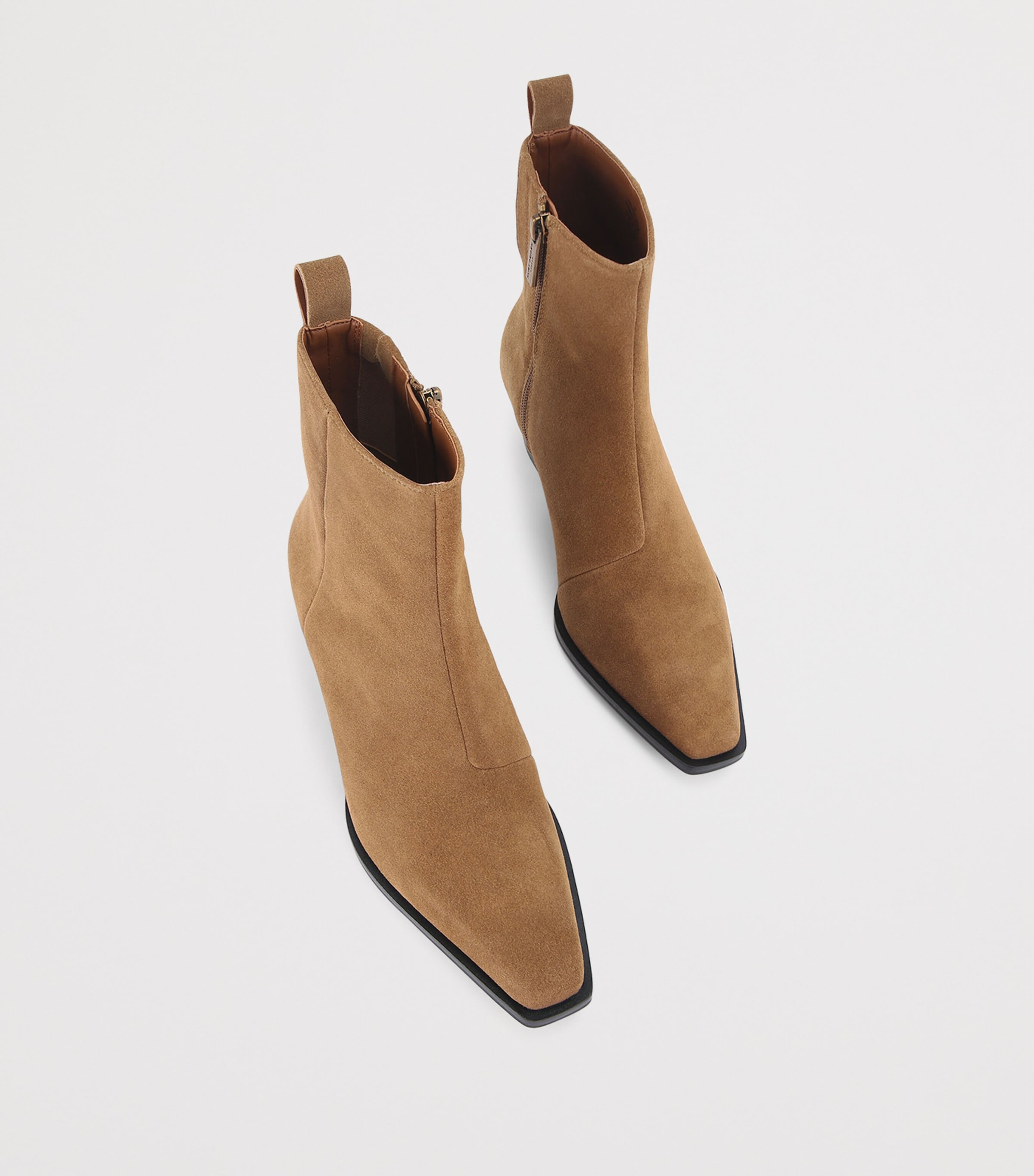 Suede Mini Eagle Ankle Boots TAN COMB Image 4