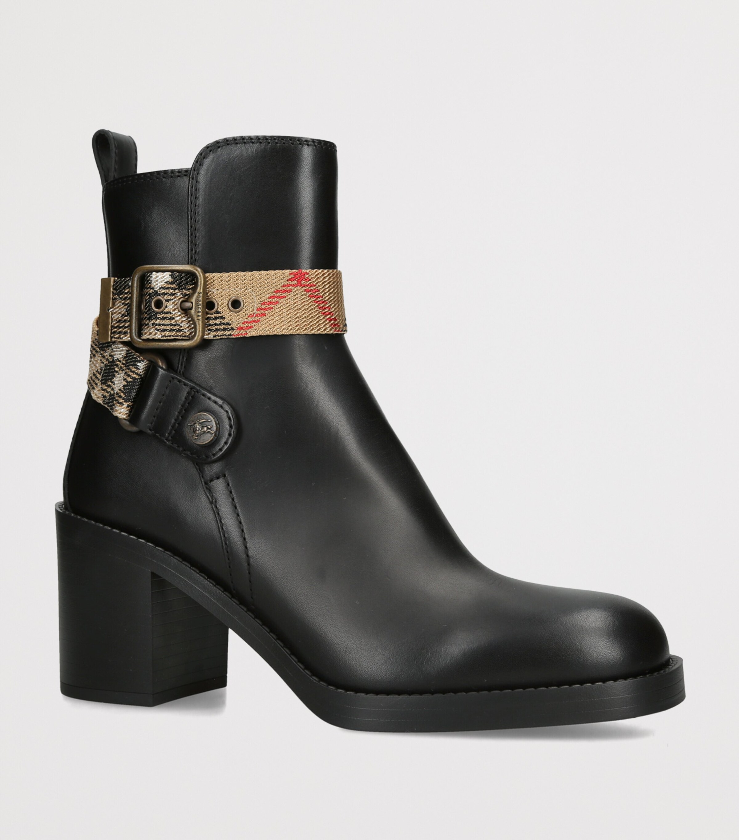 Burberry Leather Huntley Ankle Boots 70 Black Image 3
