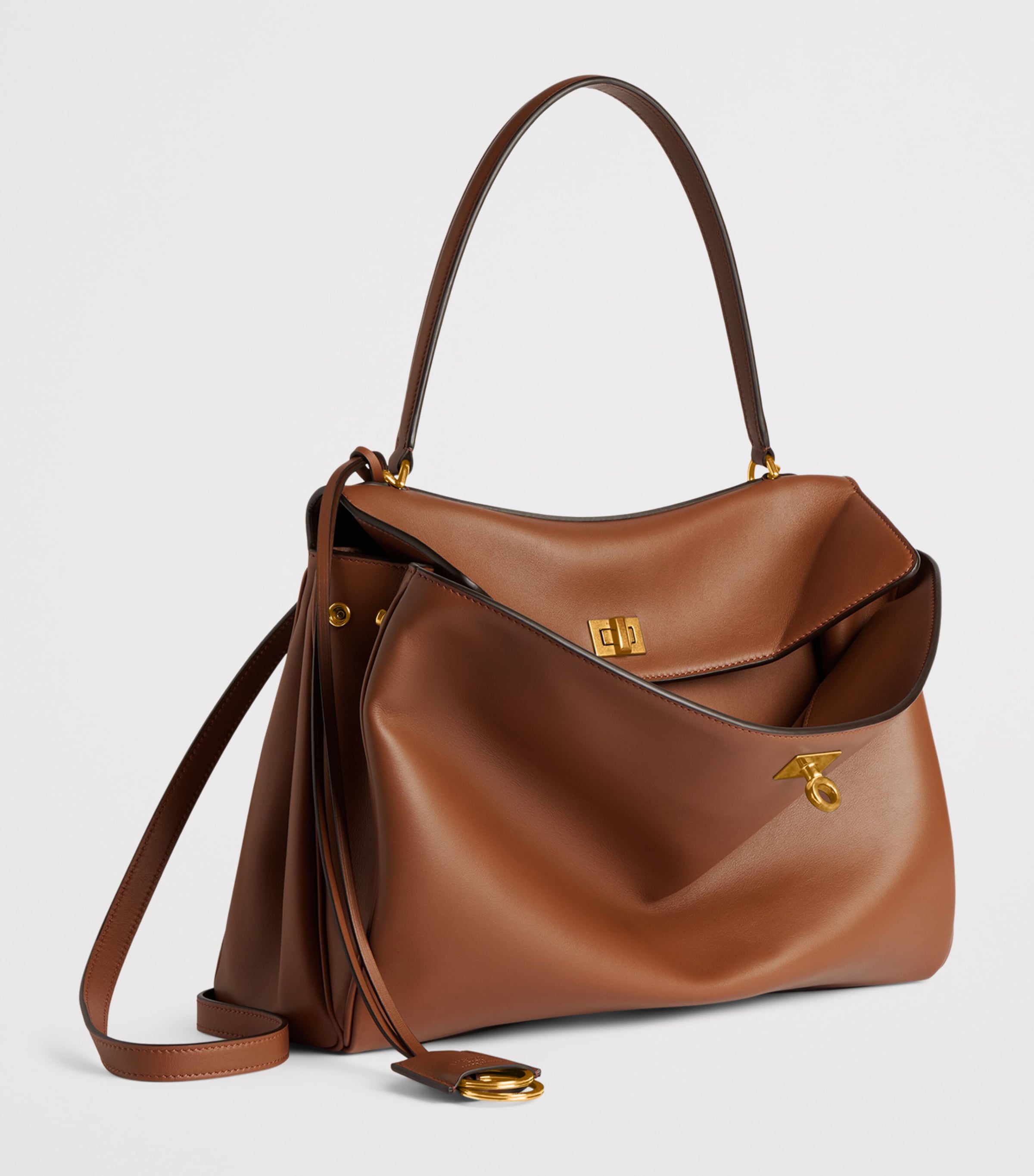 Medium Leather Rodeo Shoulder Bag 2237 Image 8