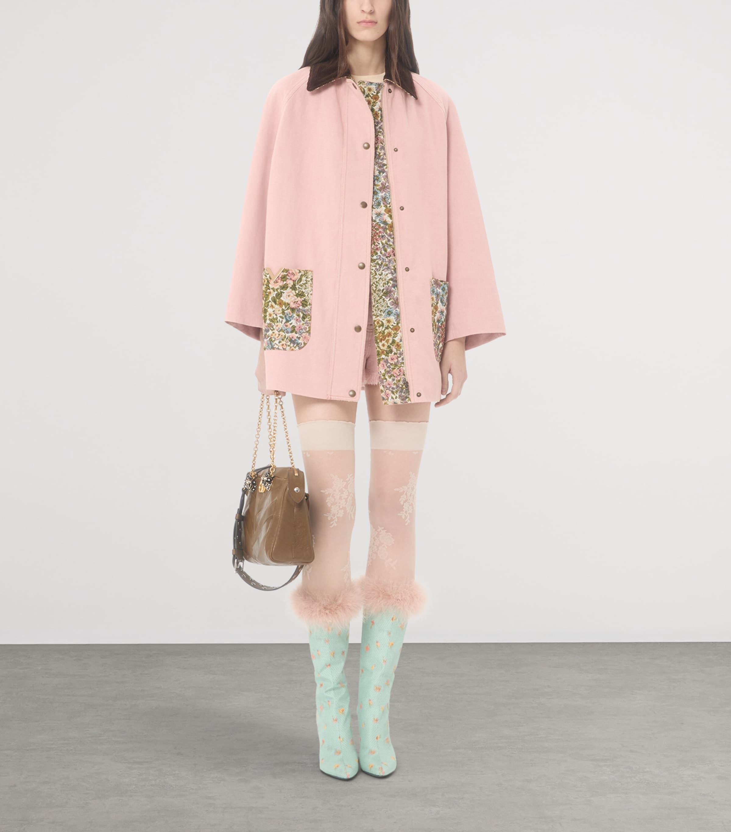 Cotton-Linen Patch Shorts O45 Image 5