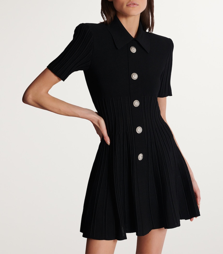 Knitted Mini Dress 0PA NOIR Image 6