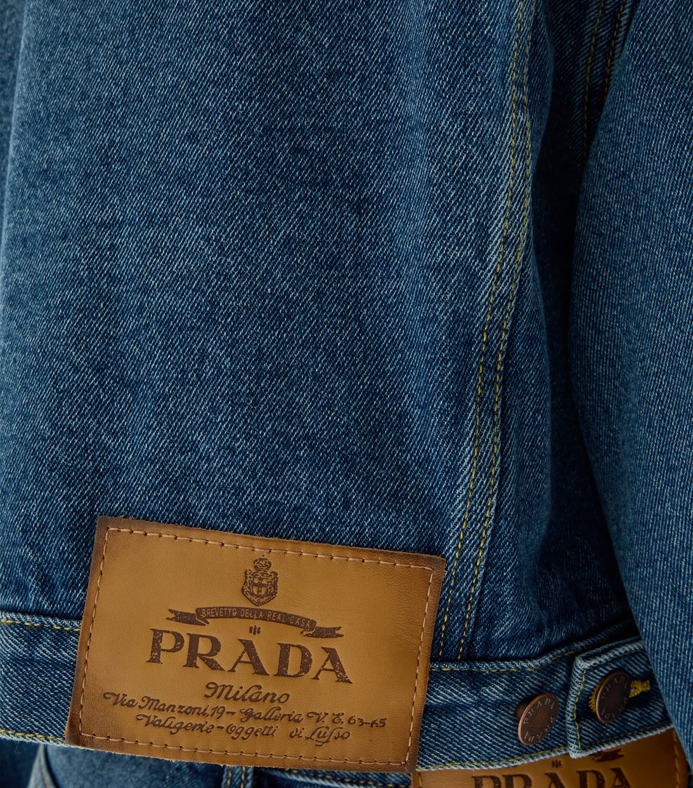 Cropped Denim Jacket F0V3N Image 6