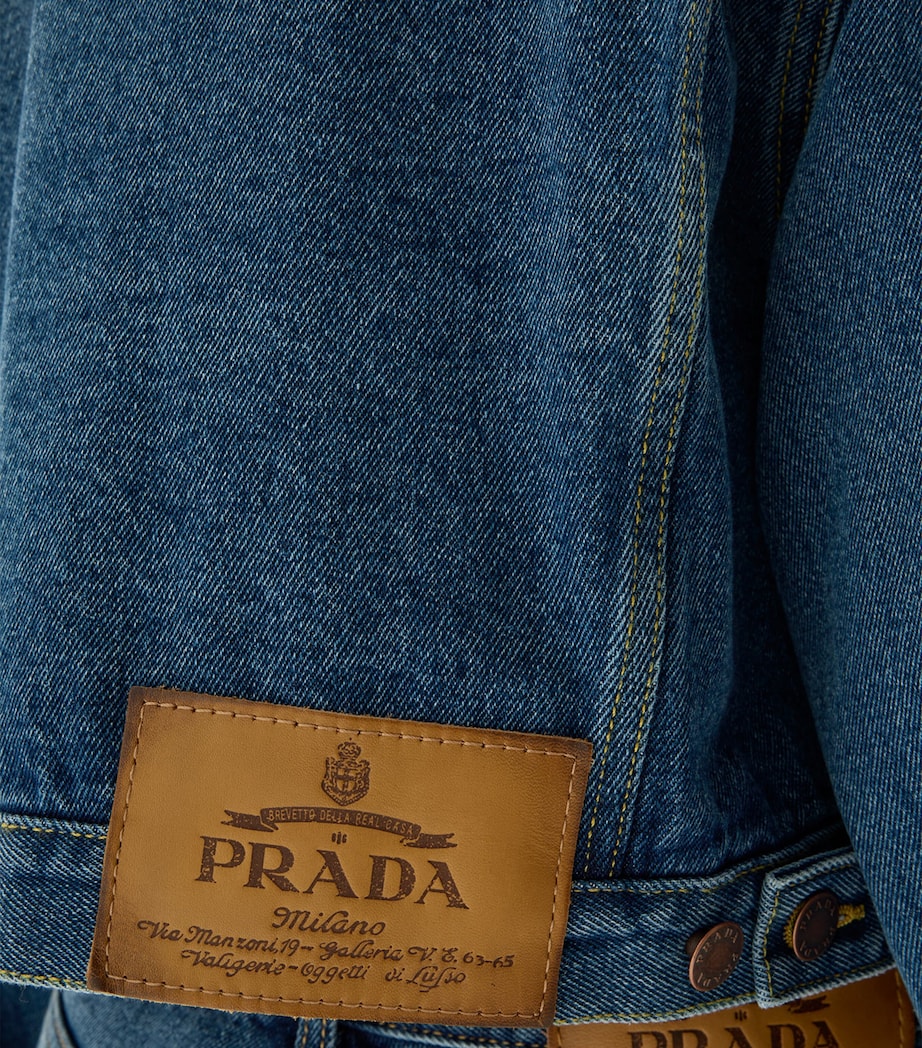 Cropped Denim Jacket F0V3N Image 6