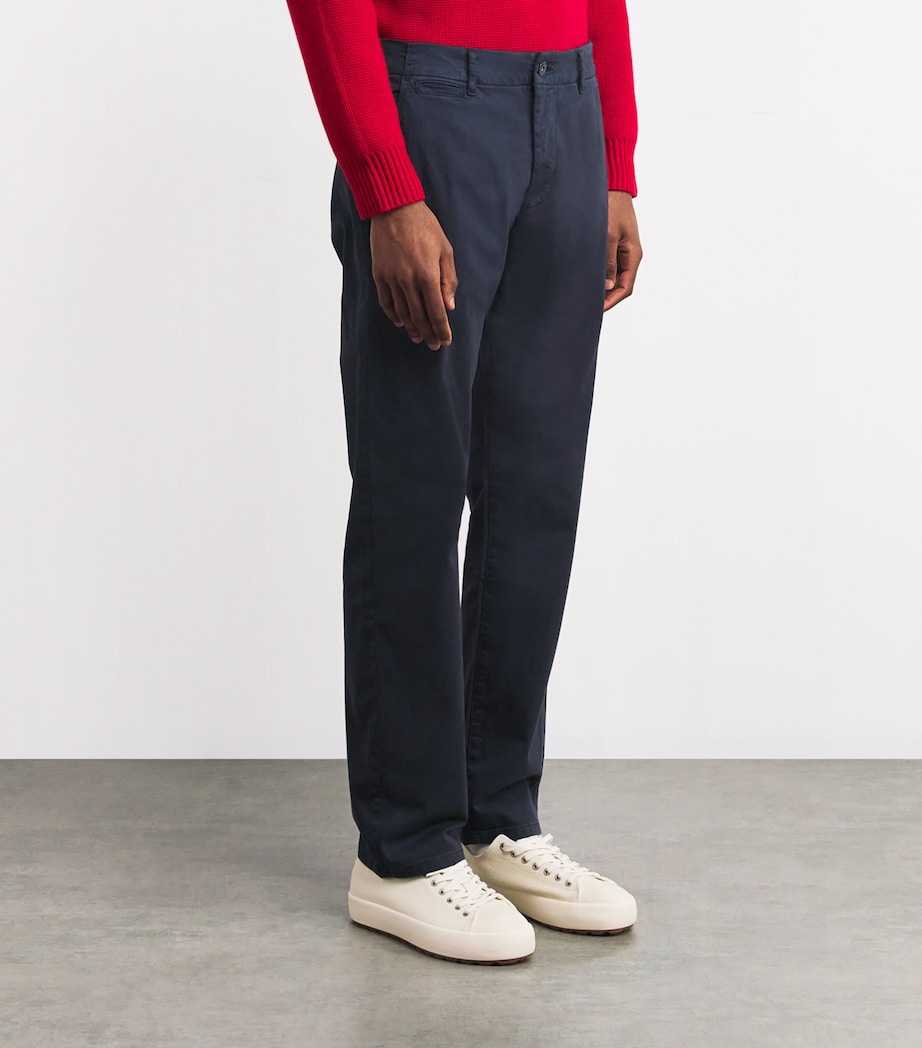 Stretch-Cotton Vincent Chinos DEEP ANCHOR Image 3