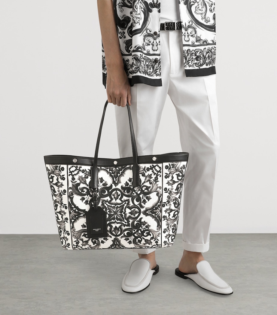 Canvas Majolica Tote Bag IZ3TN-MAIOLICA Image 2
