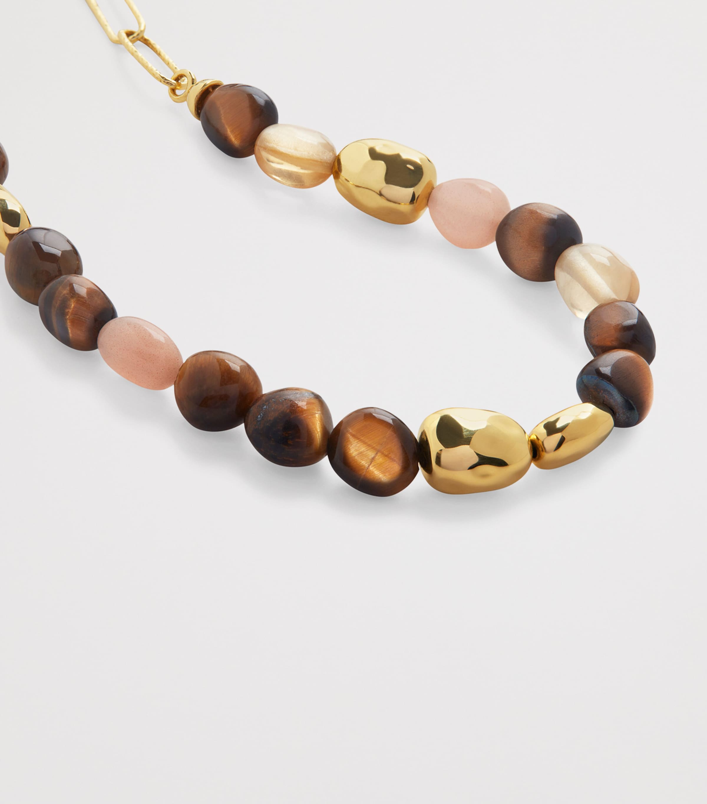 Monica Vinader Gold Vermeil Multi Gemstone Rio Beaded Bracelet Gold Vermeil Image 5