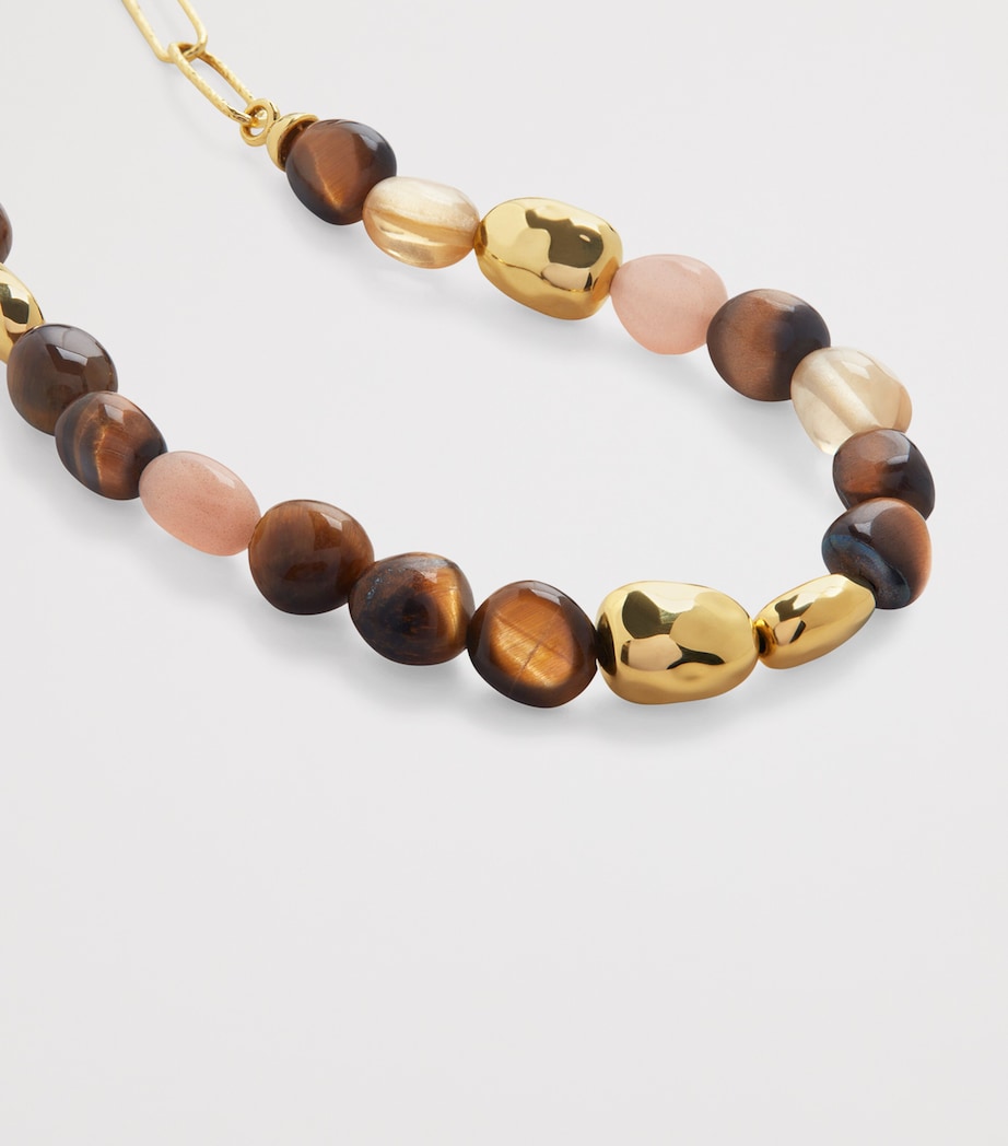 Monica Vinader Gold Vermeil Multi Gemstone Rio Beaded Bracelet Gold Vermeil Image 5