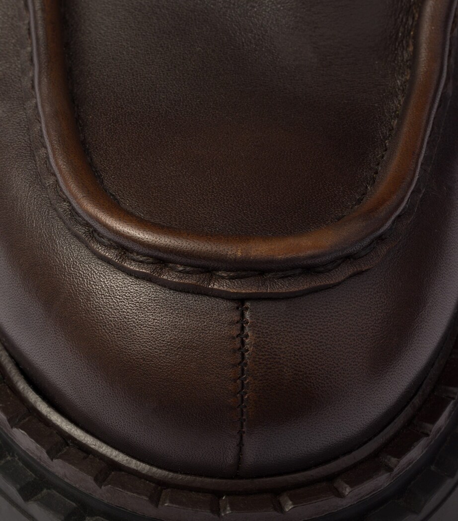 Prada Patent Leather Loafers Image 5