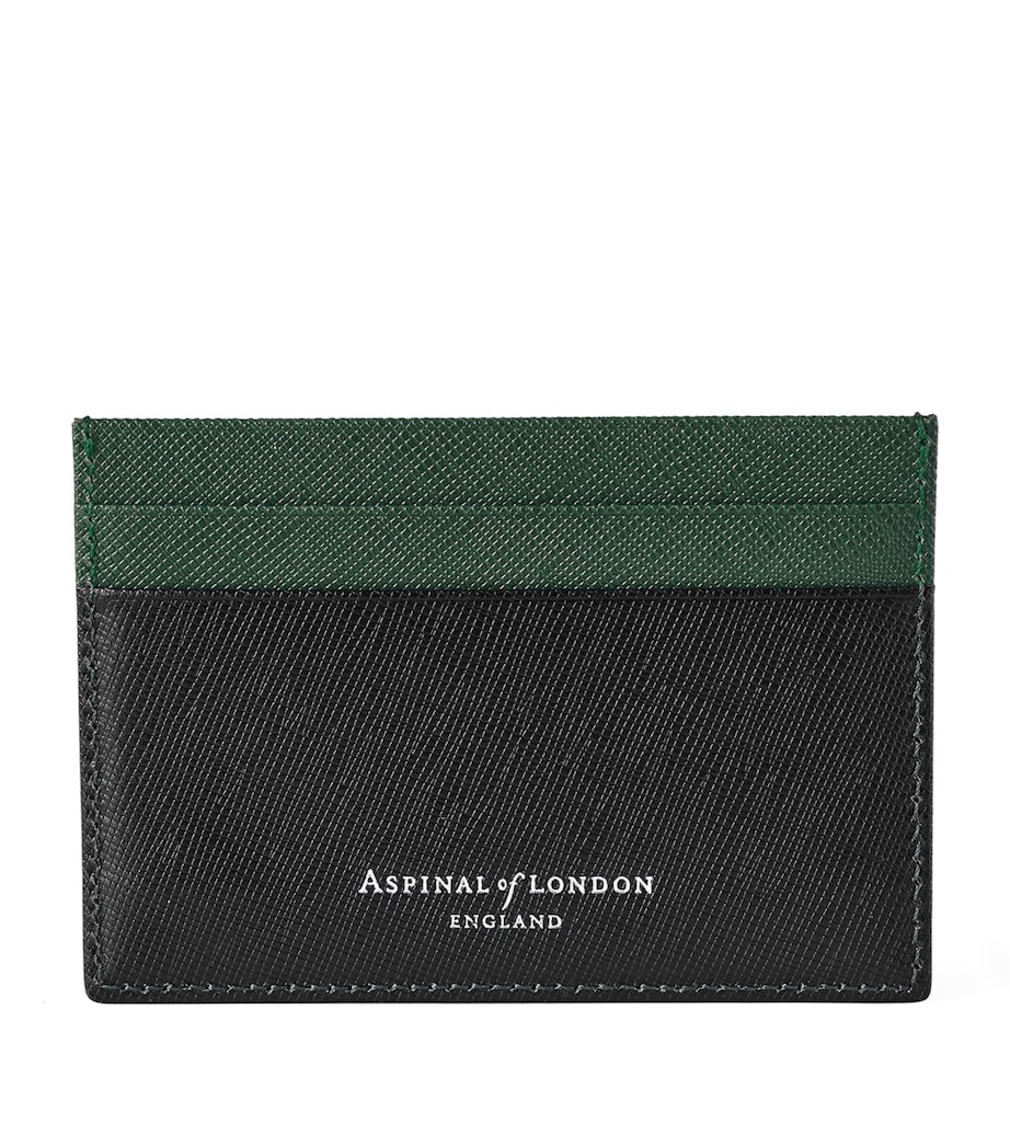 Leather Slim Card Holder BLACK Image 2