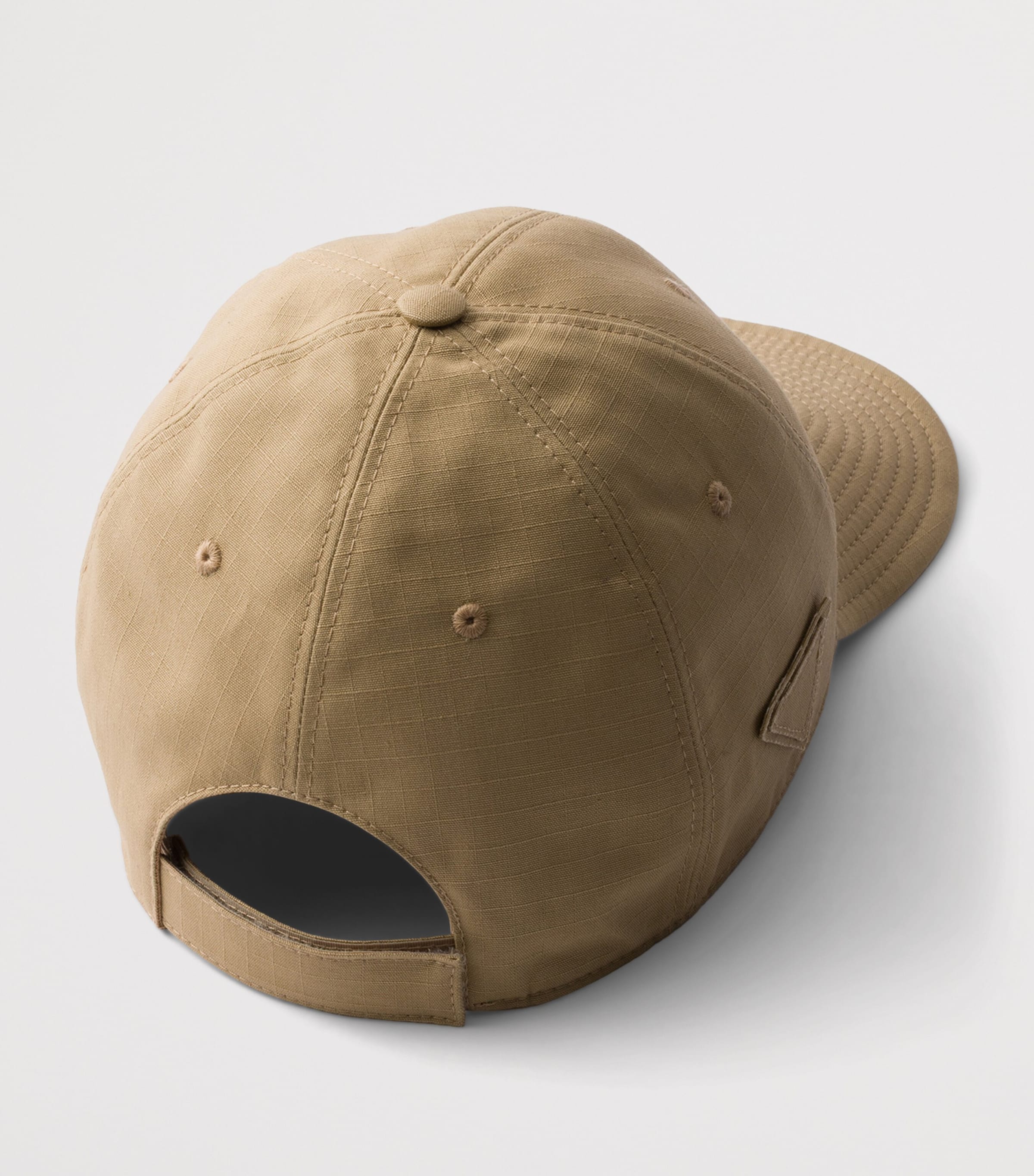 Prada Cotton Ripstop Baseball Cap Neutral Image 2