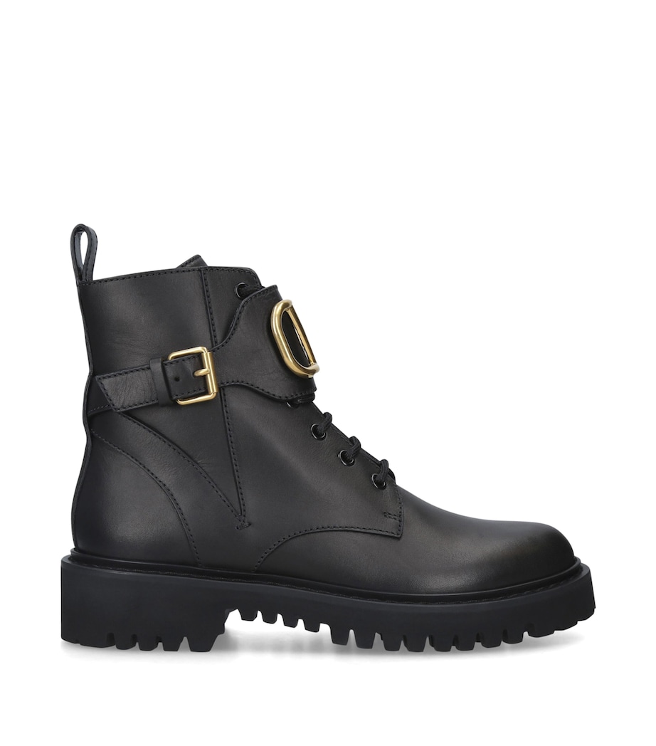 Valentino Garavani VLOGO Combat Boots BLACK Image 3