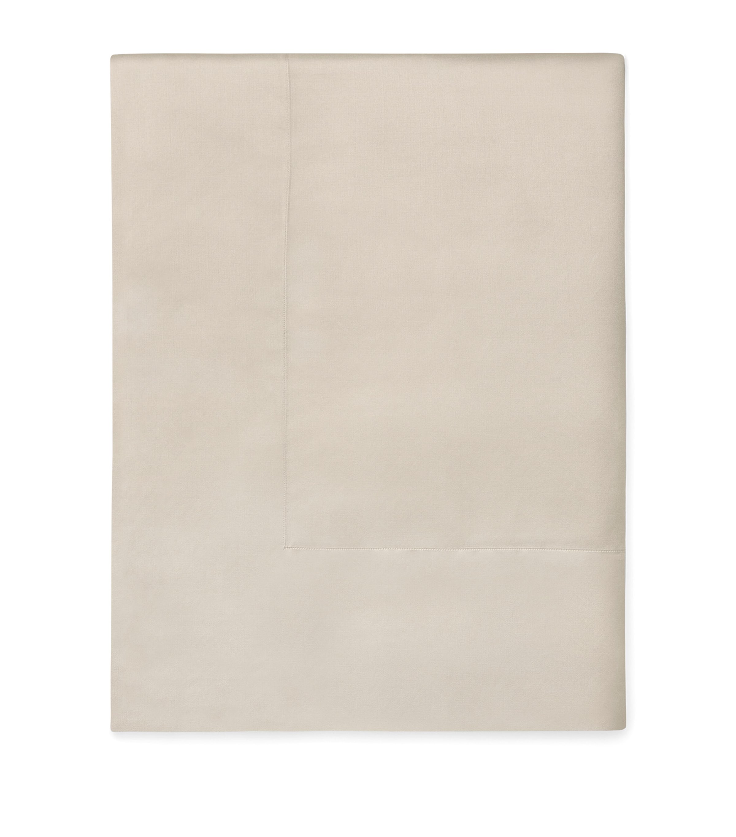 Pratesi Lucente Super King Flat Sheet (300cm x 270cm) Beige Image 1