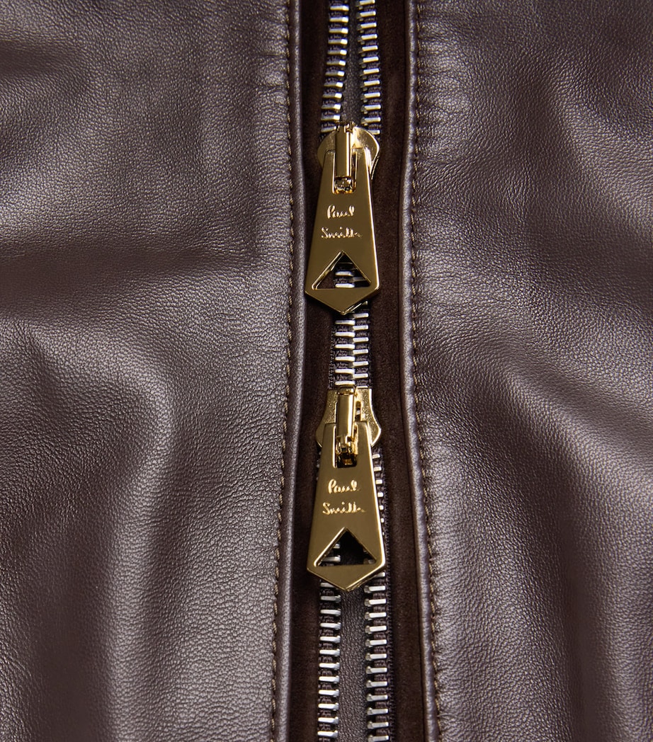 Nappa Leather Jacket BROWN-69A Image 5