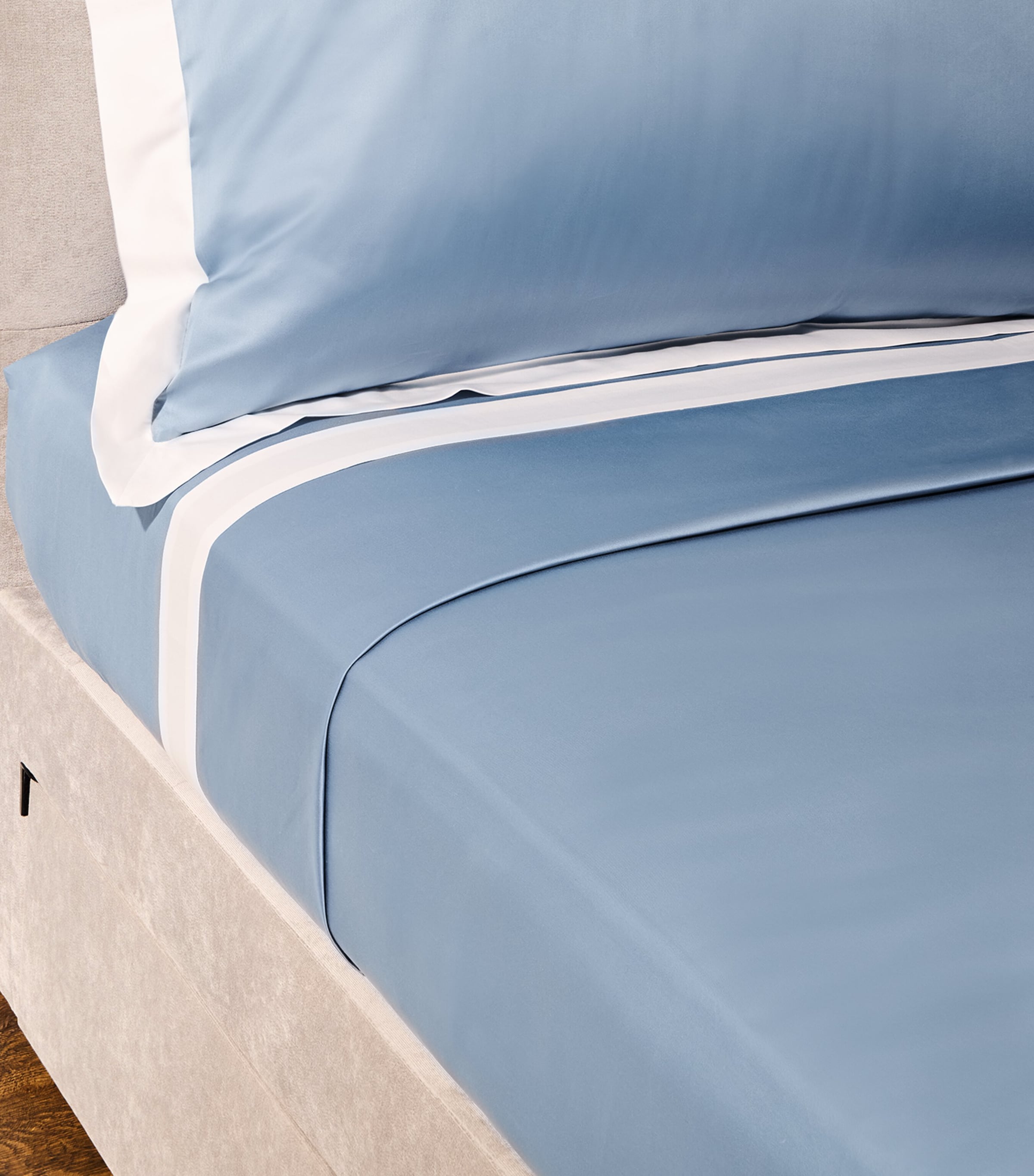 Celso De Lemos Emma King Pillowcase (50cm x 90cm) Ciel Image 4