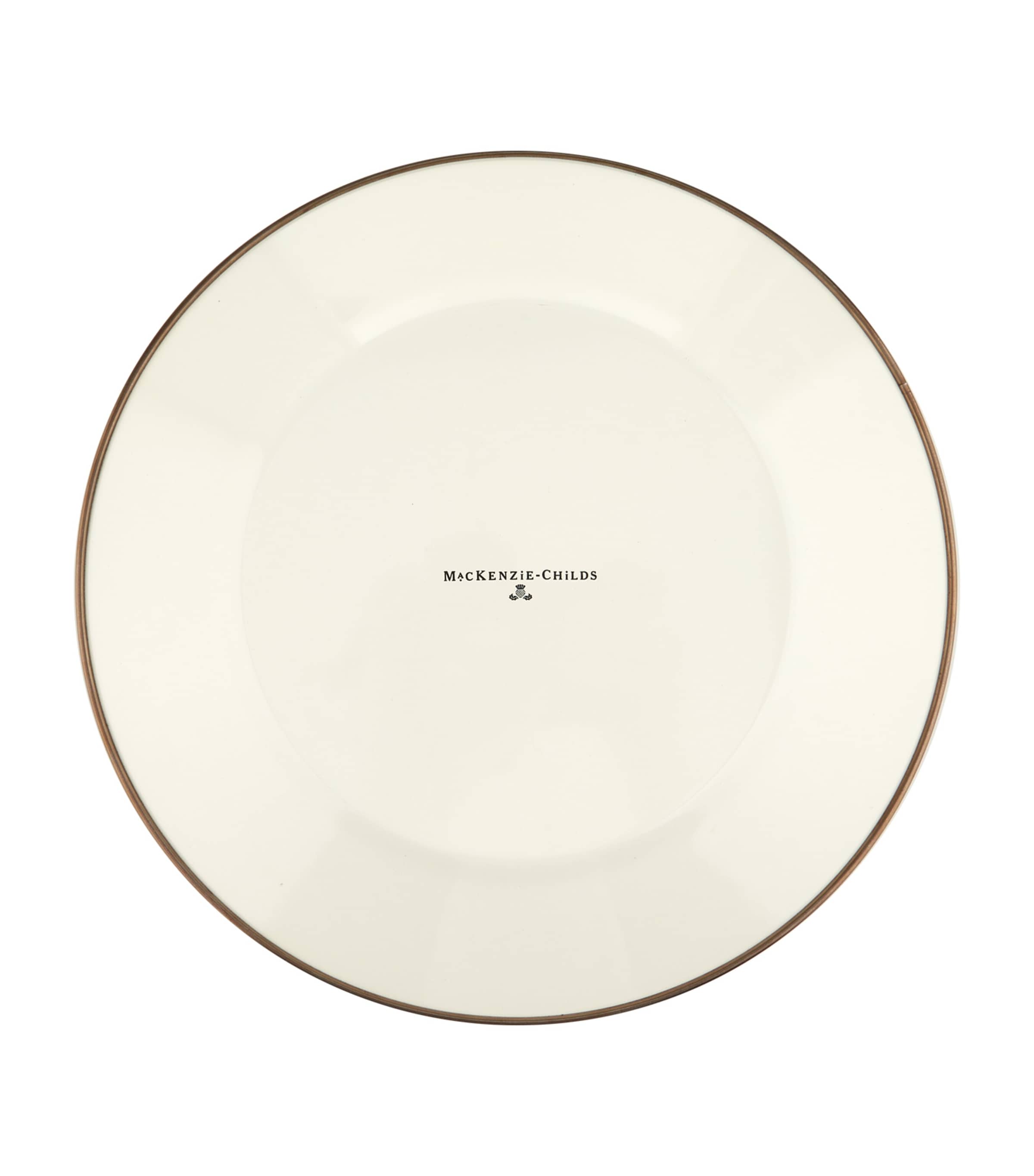 Courtly Check Enamel Dinner Plate (25cm) BLACK Image 2