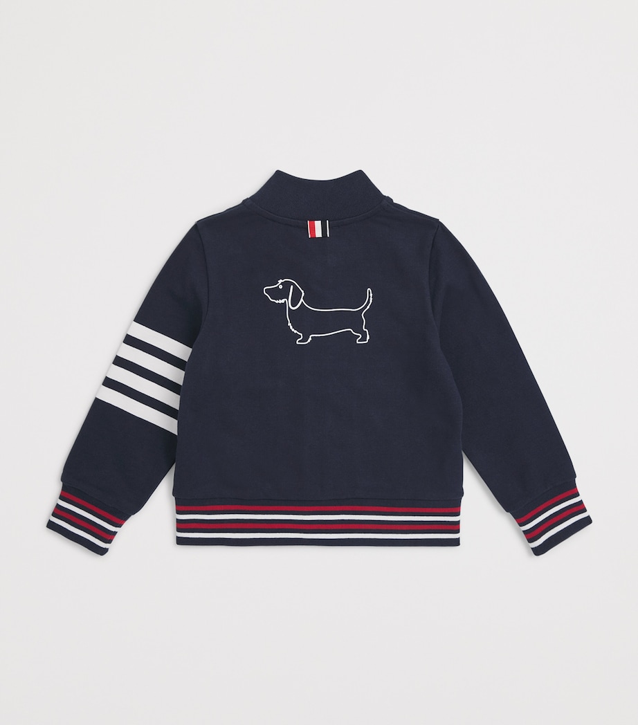 Cotton Hector 4-Bar Bomber Jacket (2-12 Years) NAVY Image 2