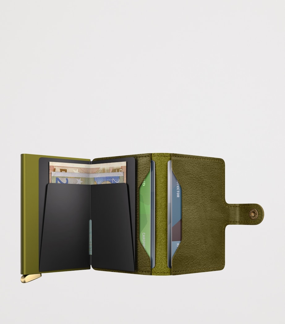 Basco Leather Miniwallet OLIVE Image 4