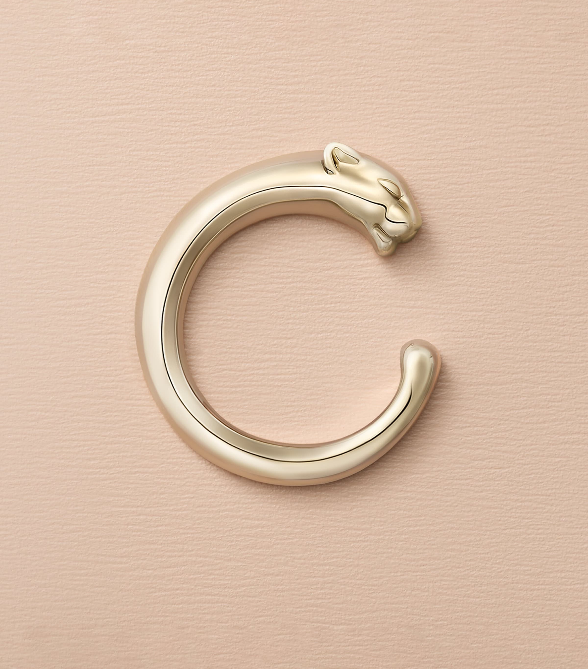 Cartier Leather Panthère C de Cartier Card Holder Peach Image 4