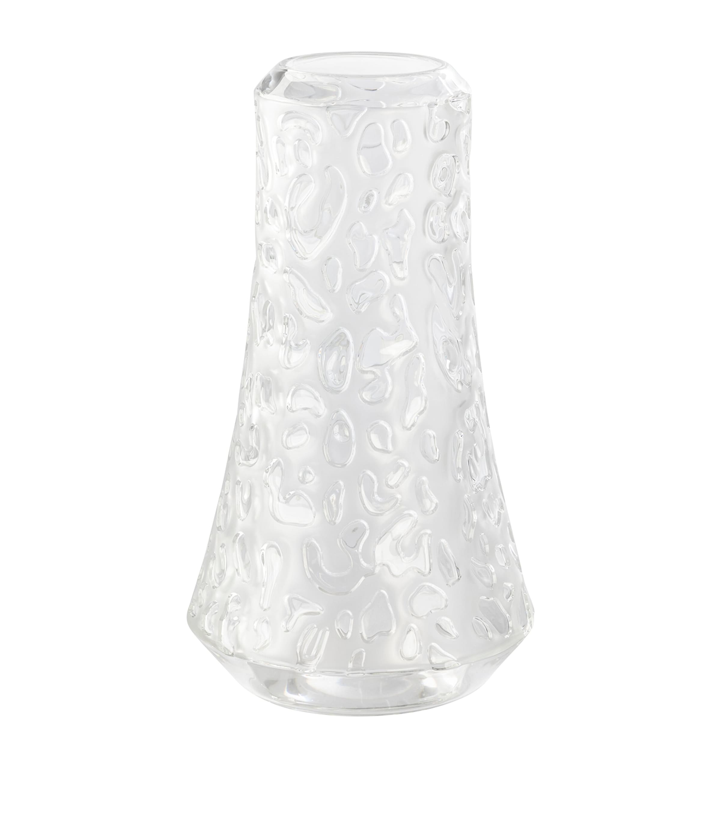 Crystal Panther Vase (20cm) INCOLORE Image 1
