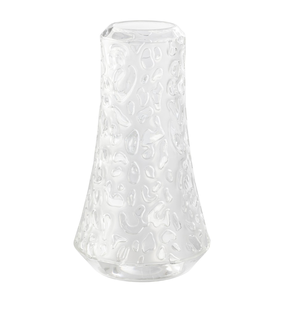 Crystal Panther Vase (20cm) INCOLORE Image 1