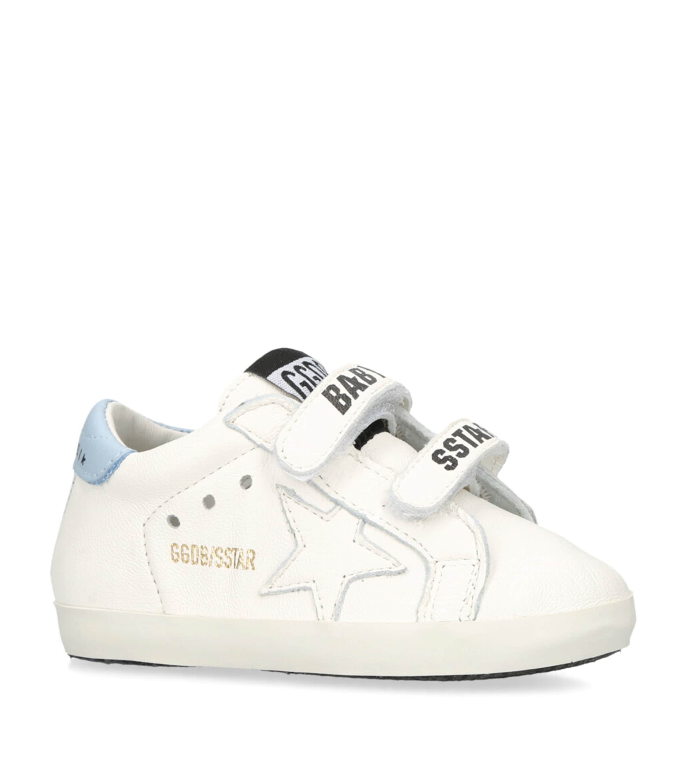 Leather Baby School Sneakers WHITE/OTH Image 3