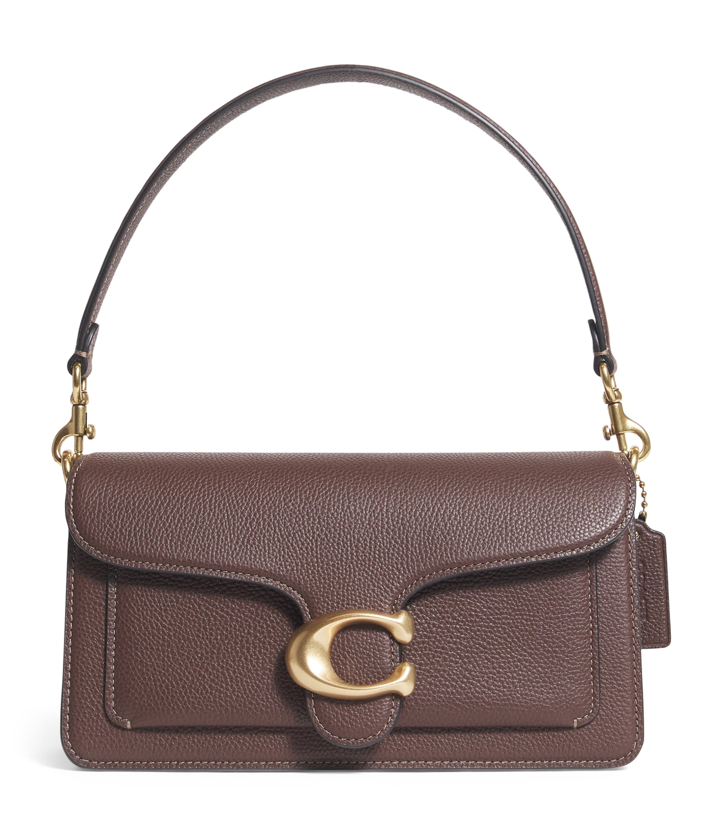 Coach Tabby 26 Leather Shoulder Bag In Brown