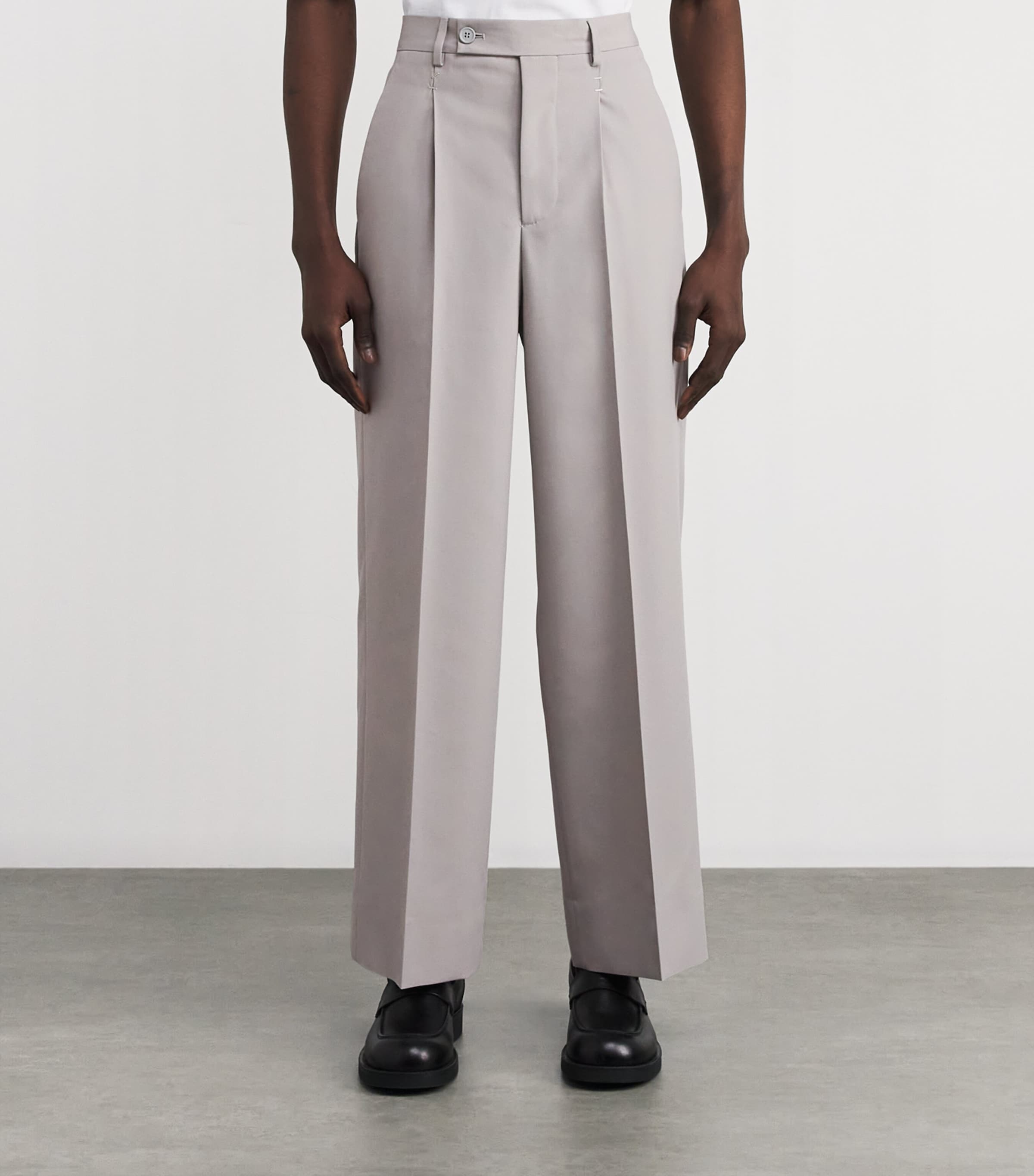 Pleated Tailored Trousers 858 Image 3