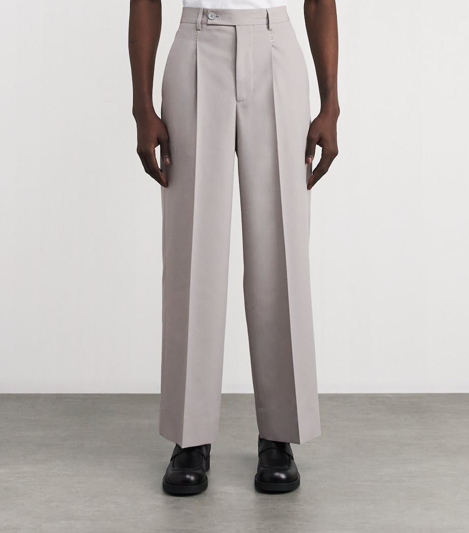 Pleated Tailored Trousers 858 Image 3
