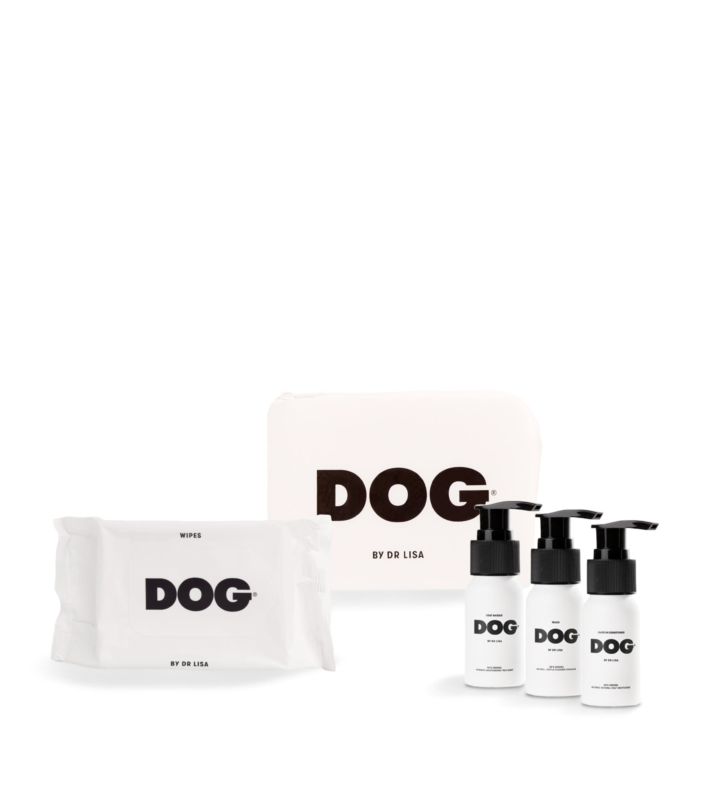 D.o.g Grooming Product Minis Set In White
