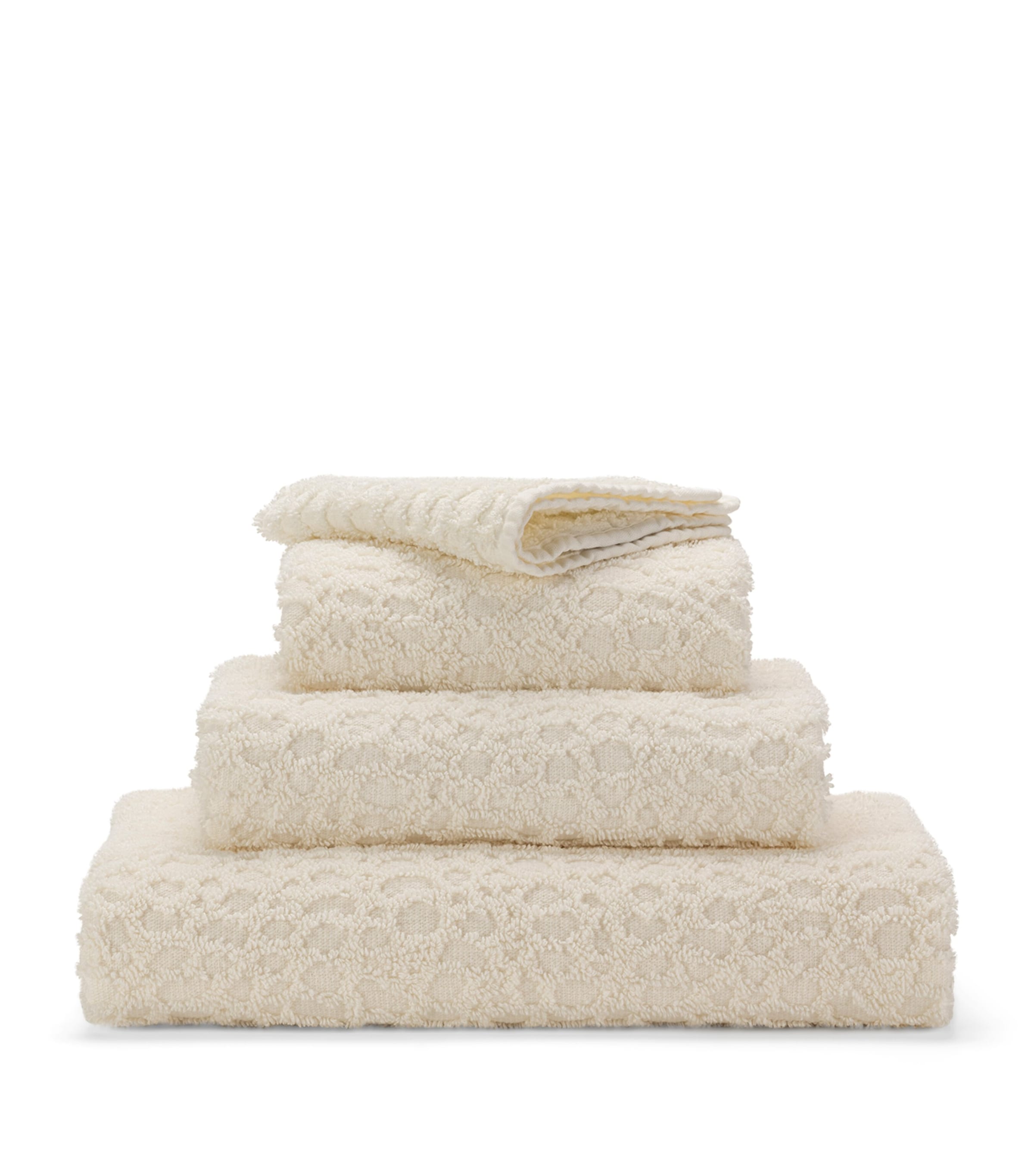 Abyss & Habidecor Giza Cotton Lodge Bath Sheet In Ivory