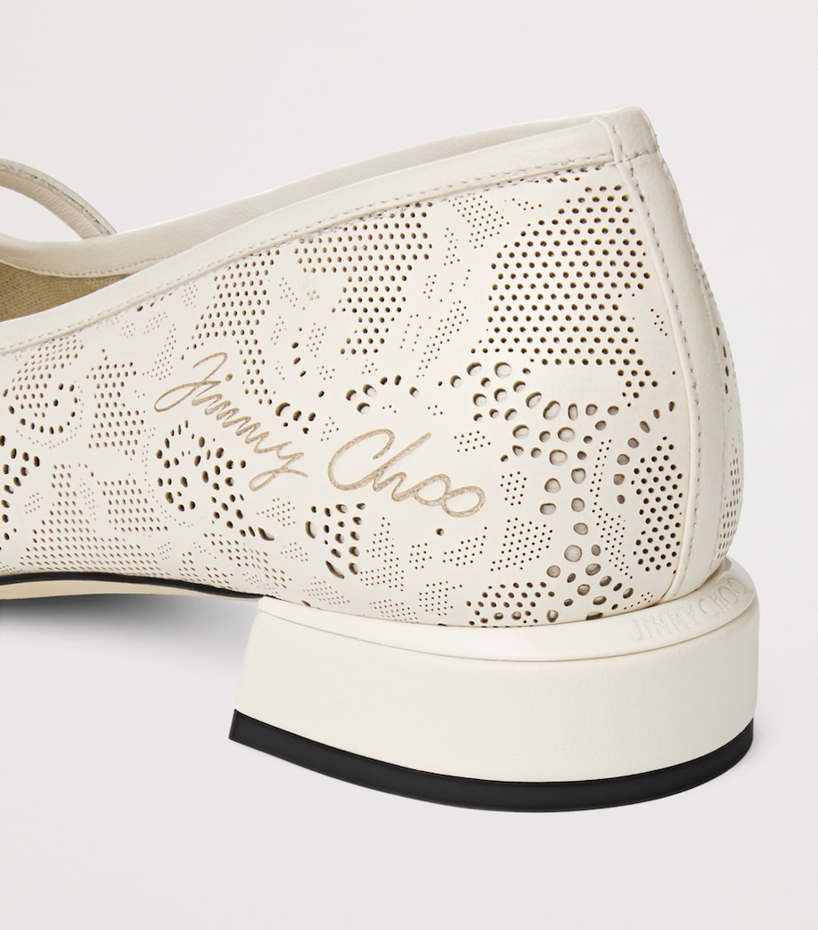 Jimmy Choo Elisa 25 Ballet Pumps Latte Image 6