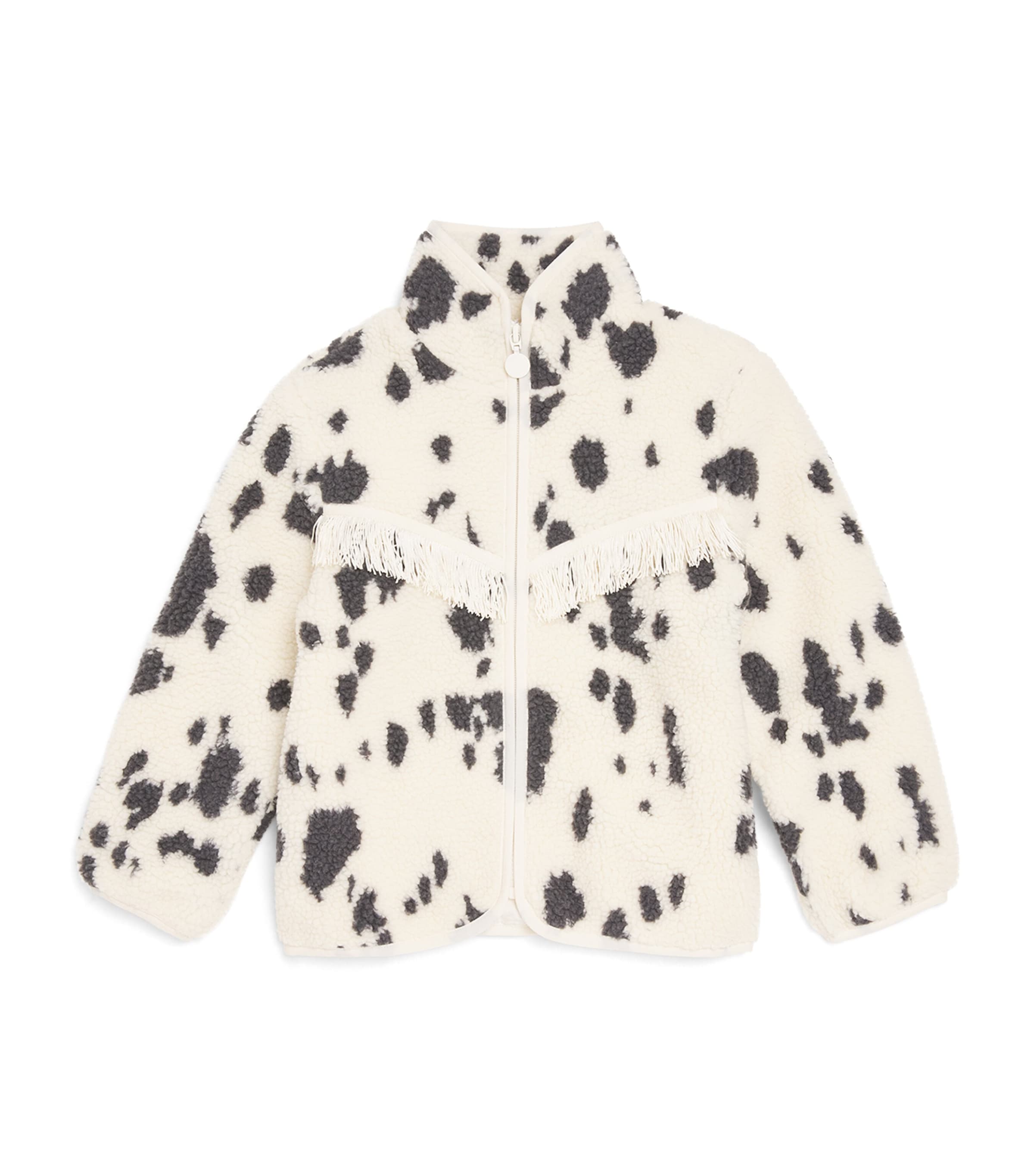 Stella Mccartney Kids' Faux Cowhide Fleece Jacket