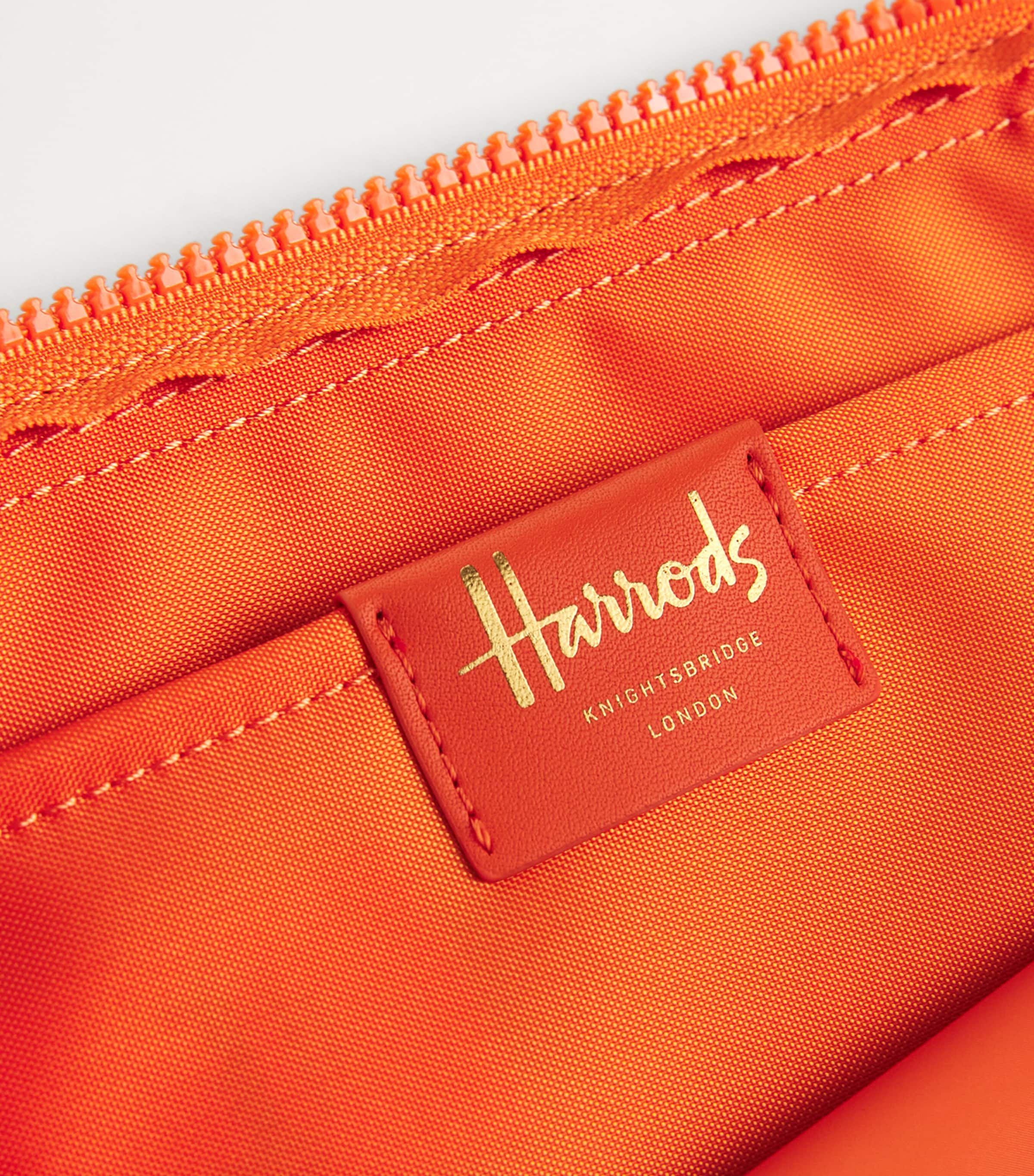 Large Nylon Wash Bag ORANGE Image 3