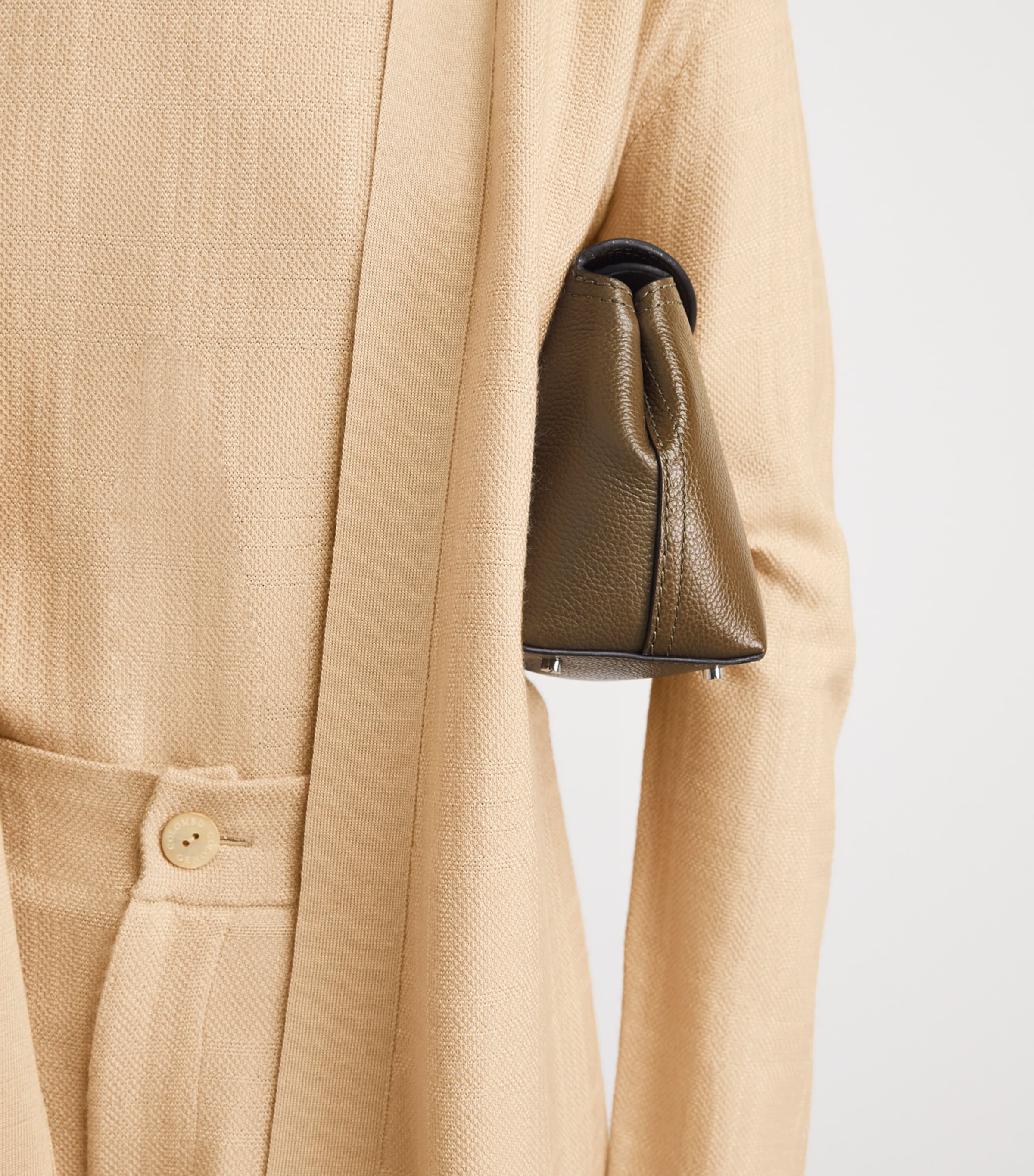 Colombo Womens Cashmere-Silk Cardigan Light Yellow Image 3