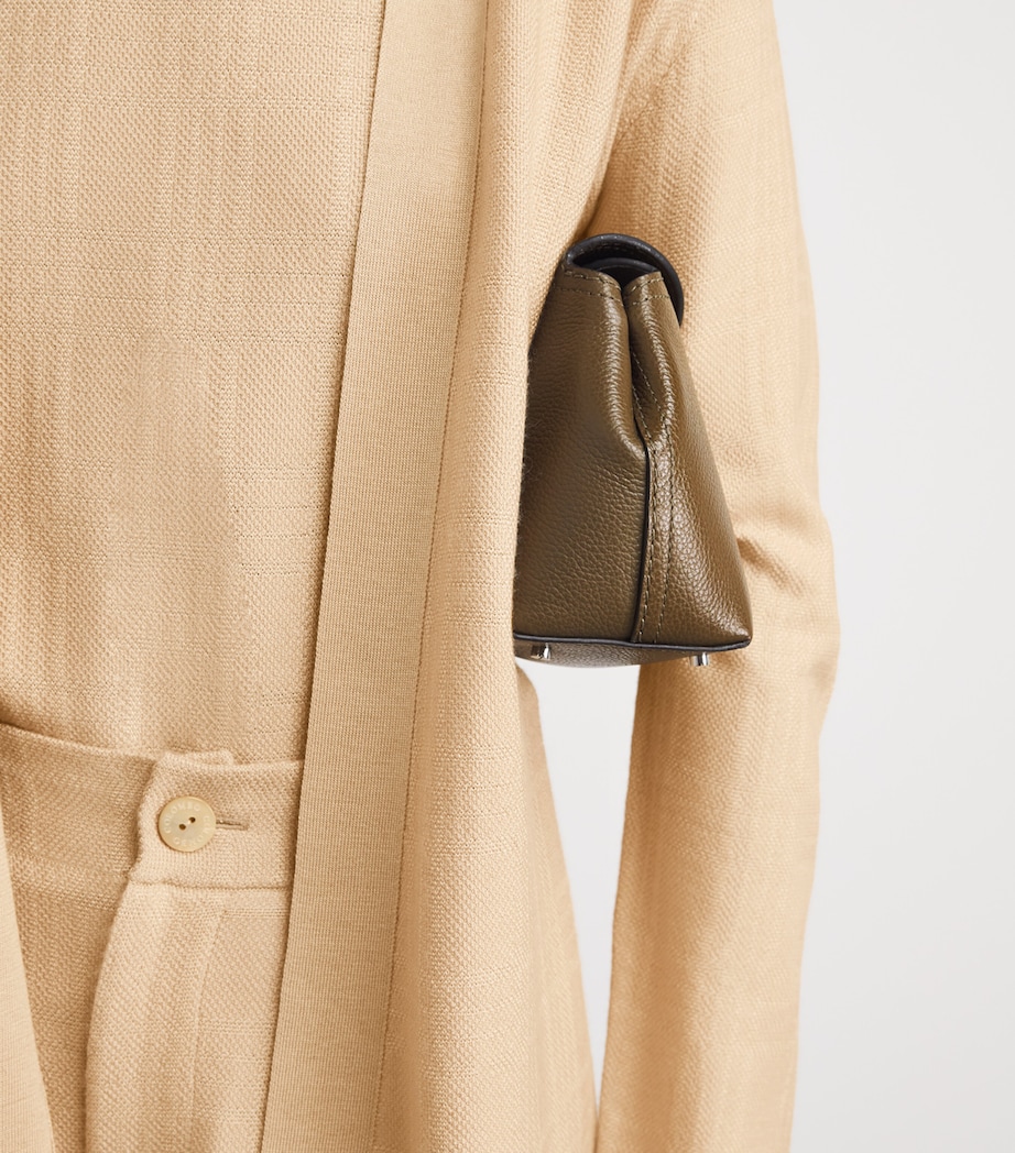 Colombo Womens Cashmere-Silk Cardigan Light Yellow Image 3