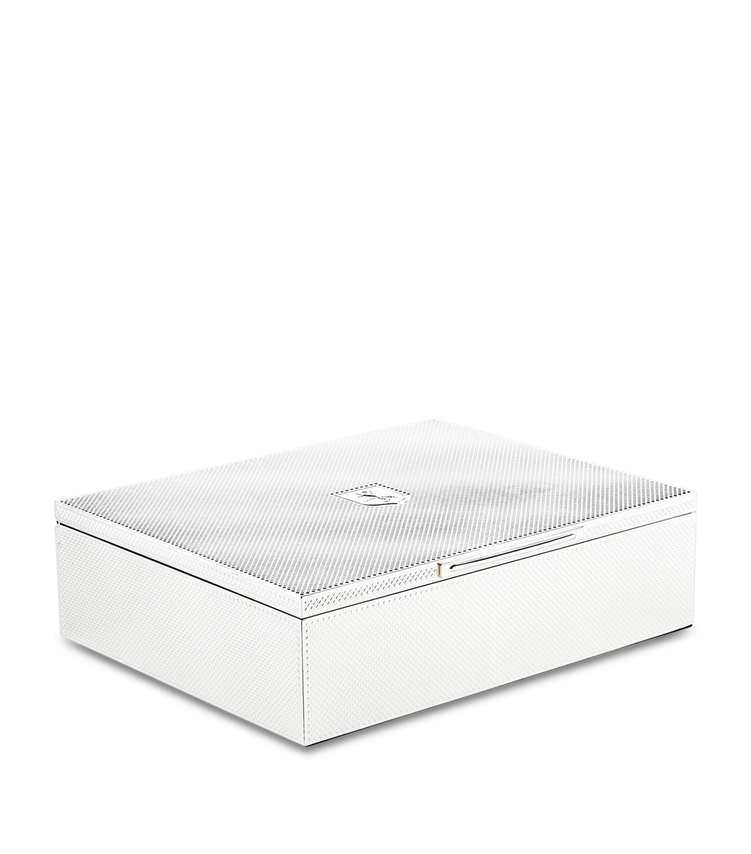 WOLF Silver-Plated Jewellery Box Silver Image 5