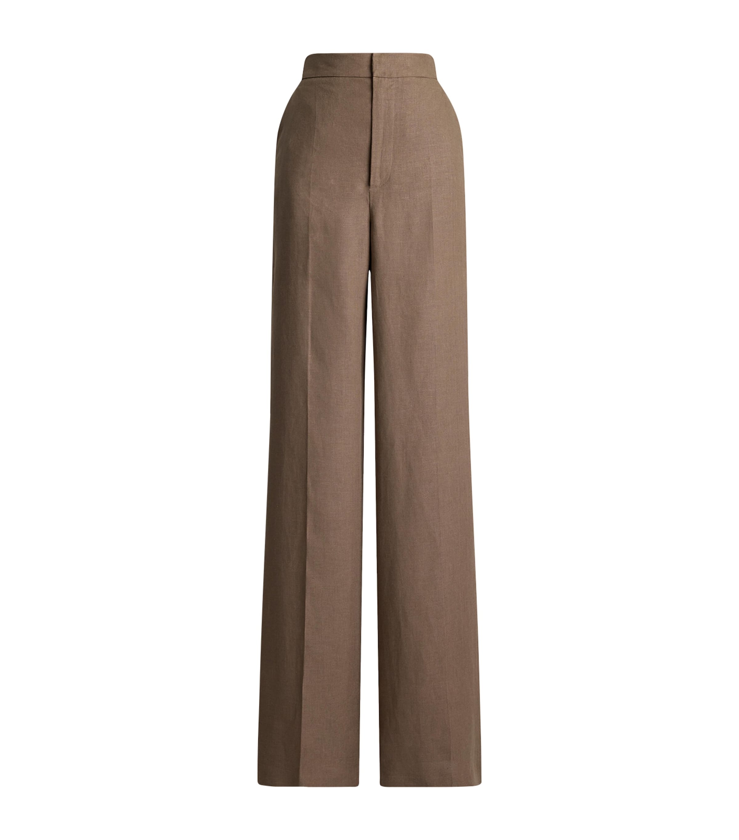 Ralph Lauren Collection Womens Linen Dean II Trousers Portobello Image 1
