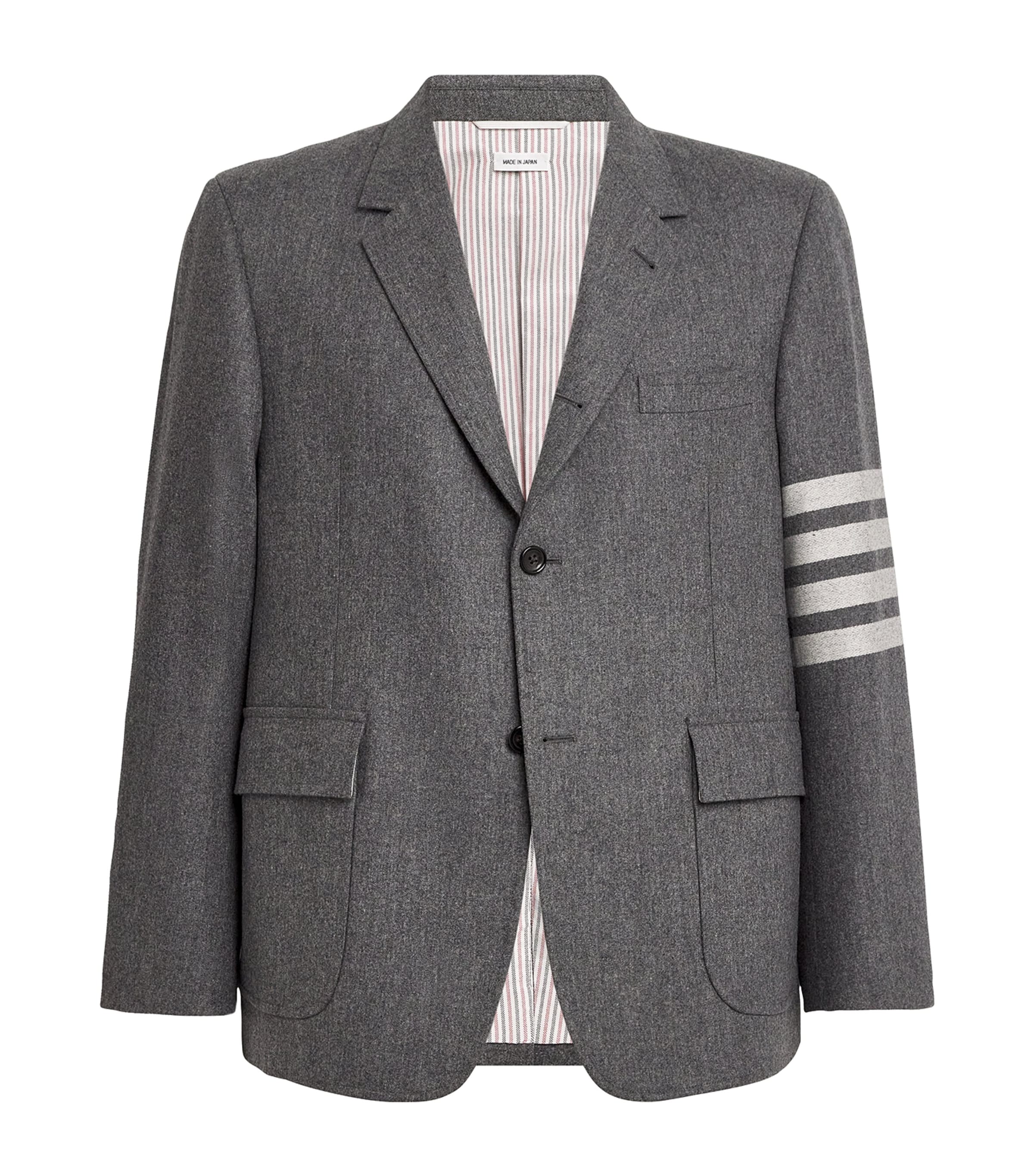 THOM BROWNE UNSTRUCTURED STRAIGHT-FIT BLAZER