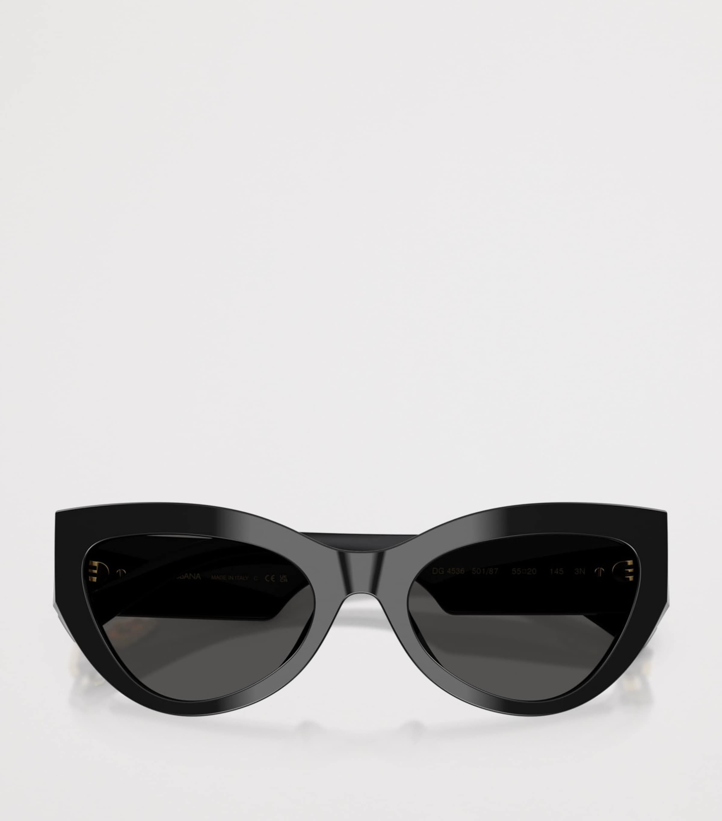 Dolce & Gabbana Devotion Sunglasses In Black