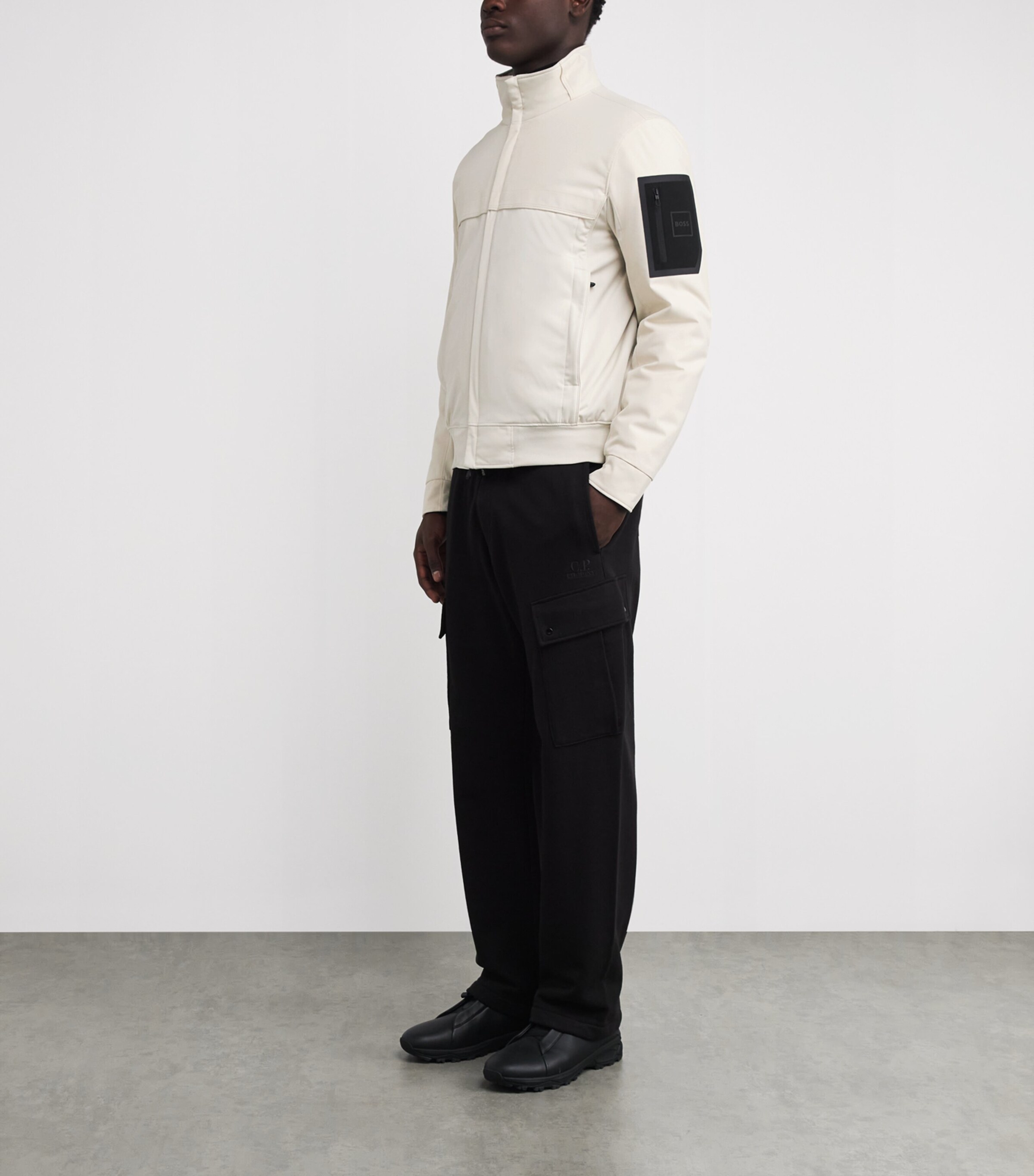 BOSSジャンLL BOSS White Zip-Up Jadon League Jacket | Harrods US