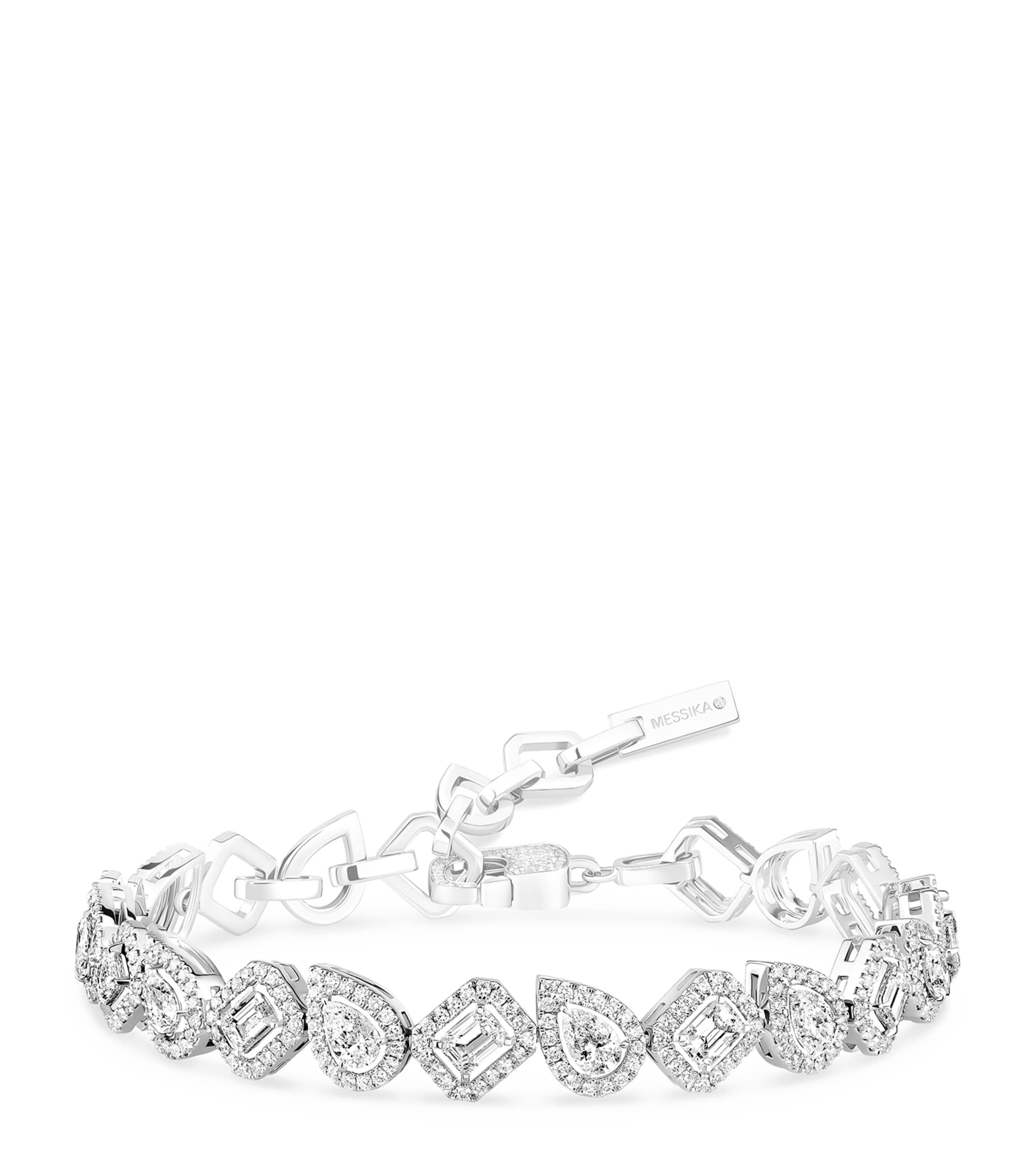 Messika My Twin Diamond and White Gold Tennis Bracelet (3.59ct) White Gold Image 1
