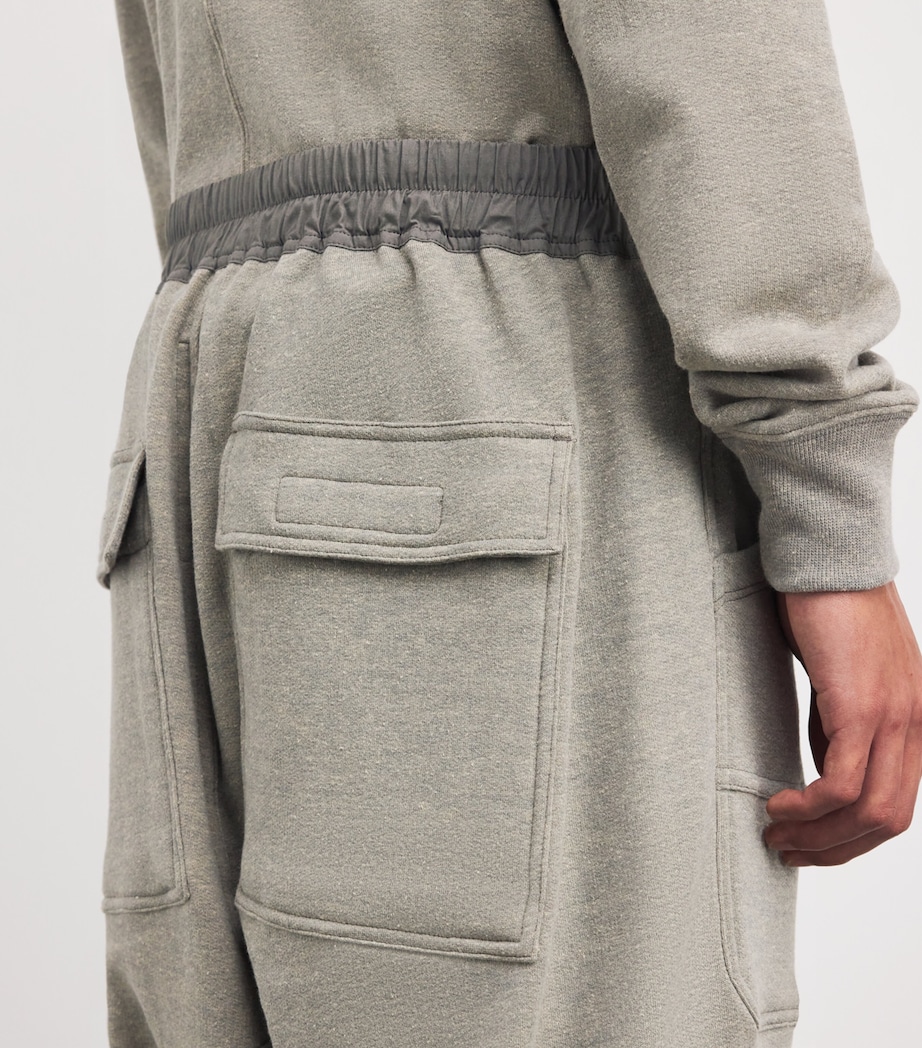 Jersey Classic Cargo Sweatpants GREY MELANGE - 178 Image 6