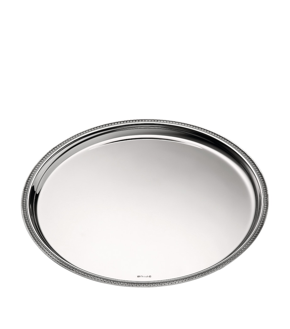 Malmaison Round Tray (39cm) SILVER Image 1