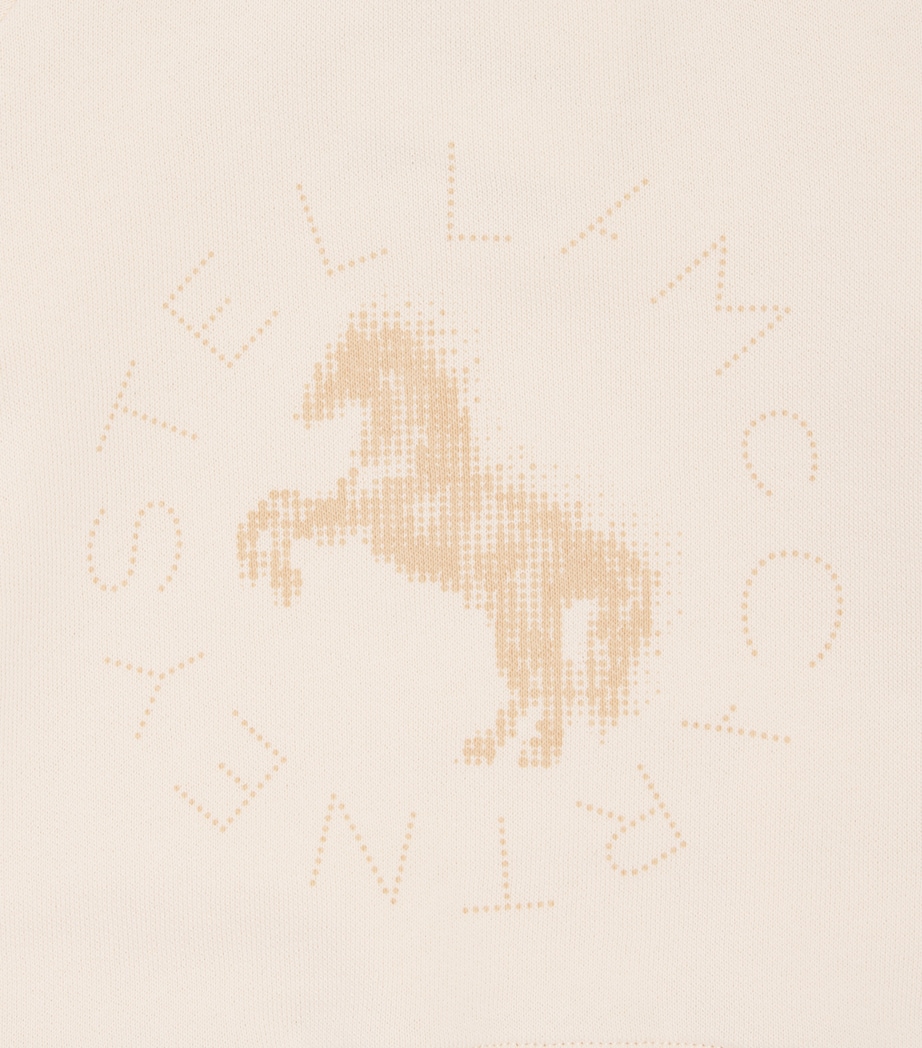 Stella McCartney Kids Horse Print Sweatshirt (3-36 Months) Mother Of Pearl Image 2