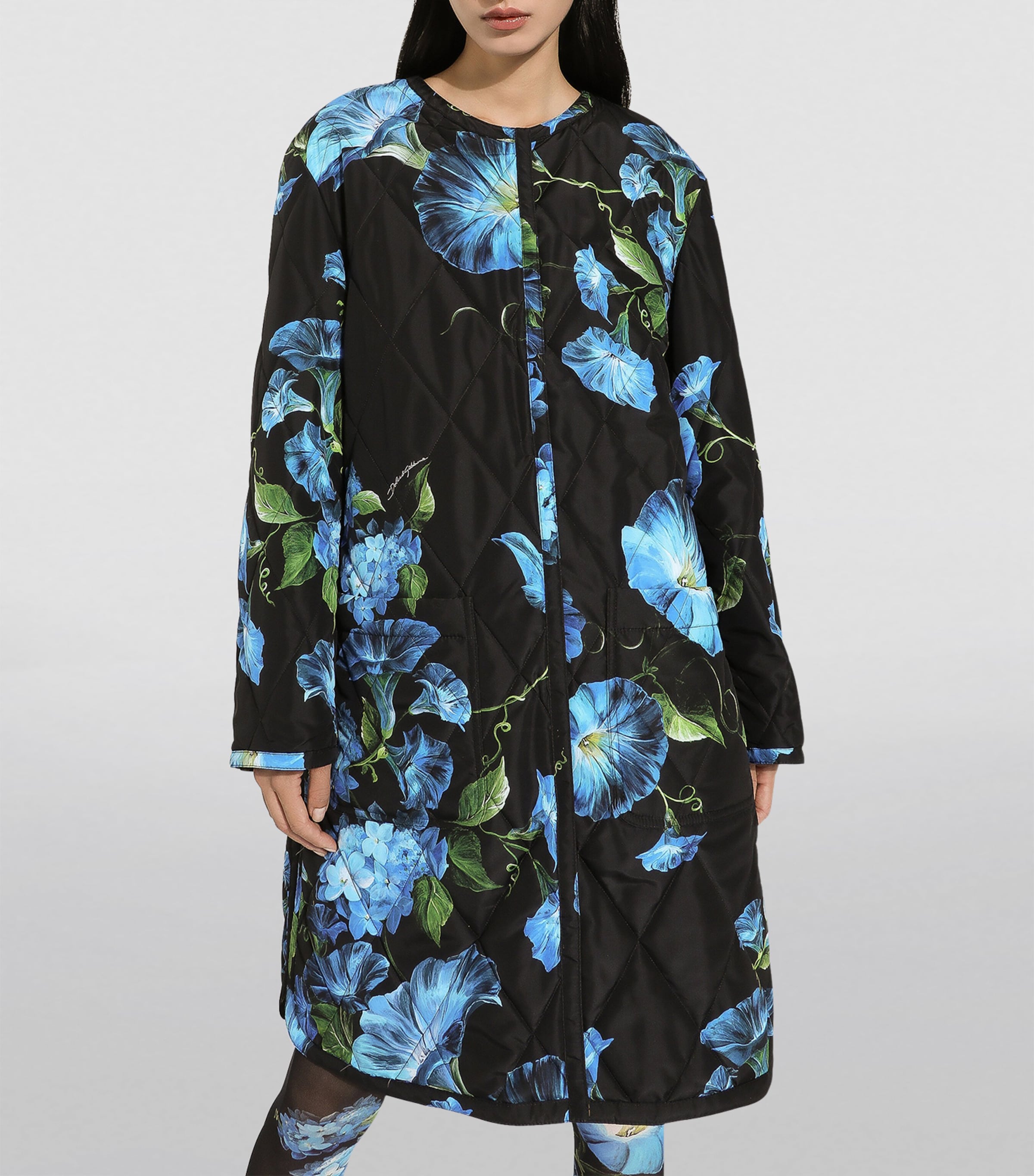 Floral Quilted Jacket HN4YH-CAMPANULE FDO Image 3