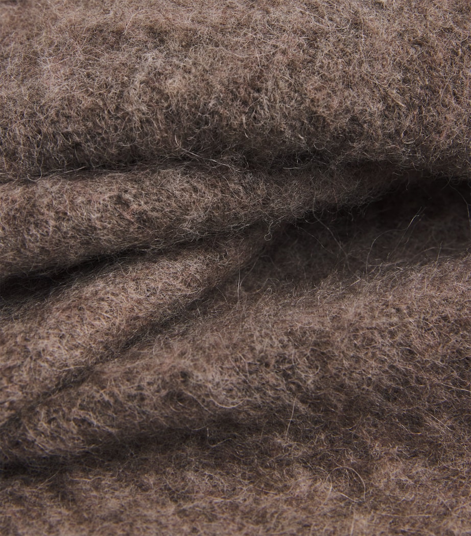 Brushed Borg Hoodie NERO Image 5