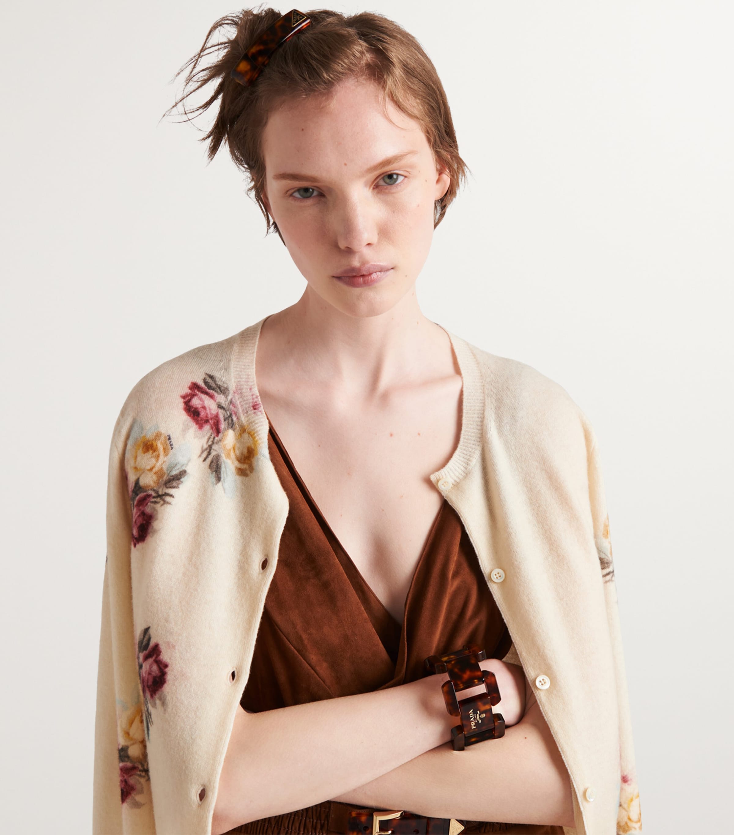 Tortoiseshell Logo Hair Clip F03U2 Image 2