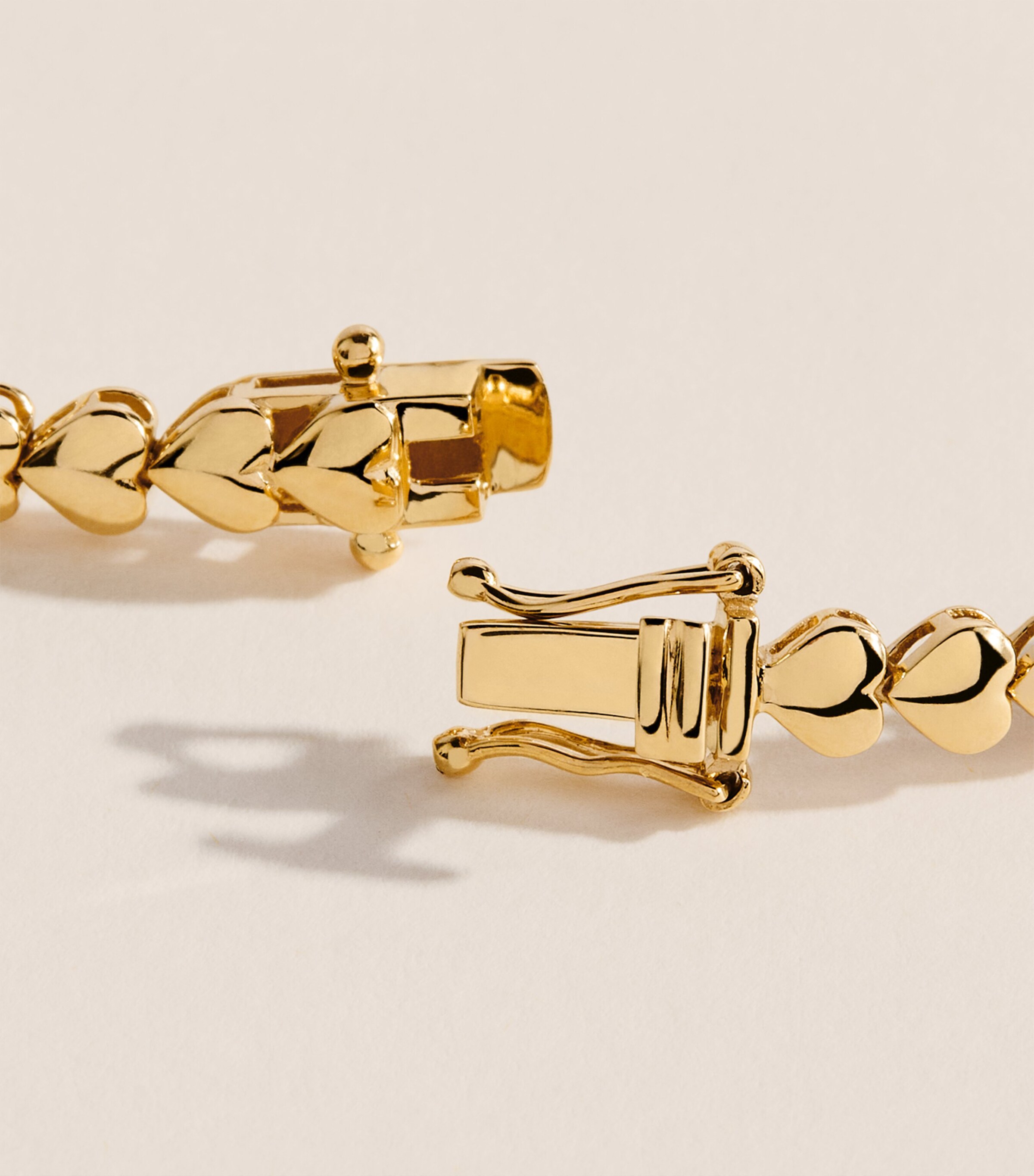 Jennifer Meyer Yellow Gold Heart Tennis Bracelet Yellow Gold Image 3