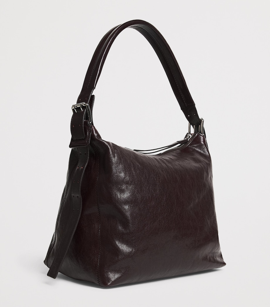 Lemaire Small Leather Belted Shoulder Bag Chianti Image 3