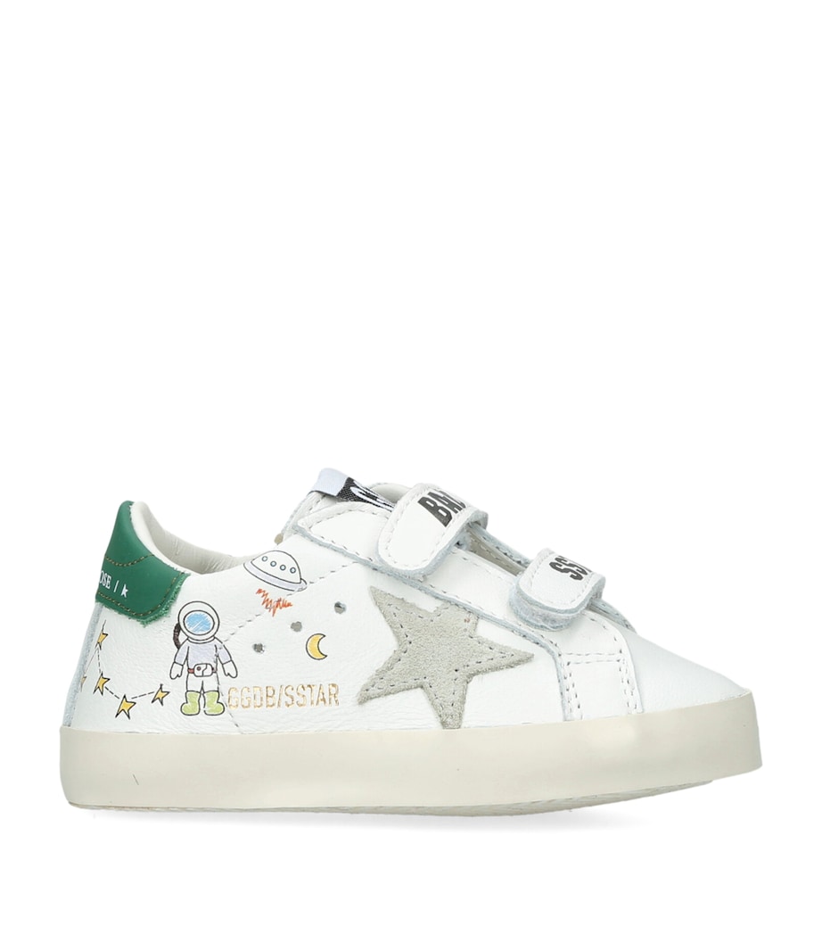 Golden Goose Leather Baby School Astronaut Sneakers White/comb Image 1